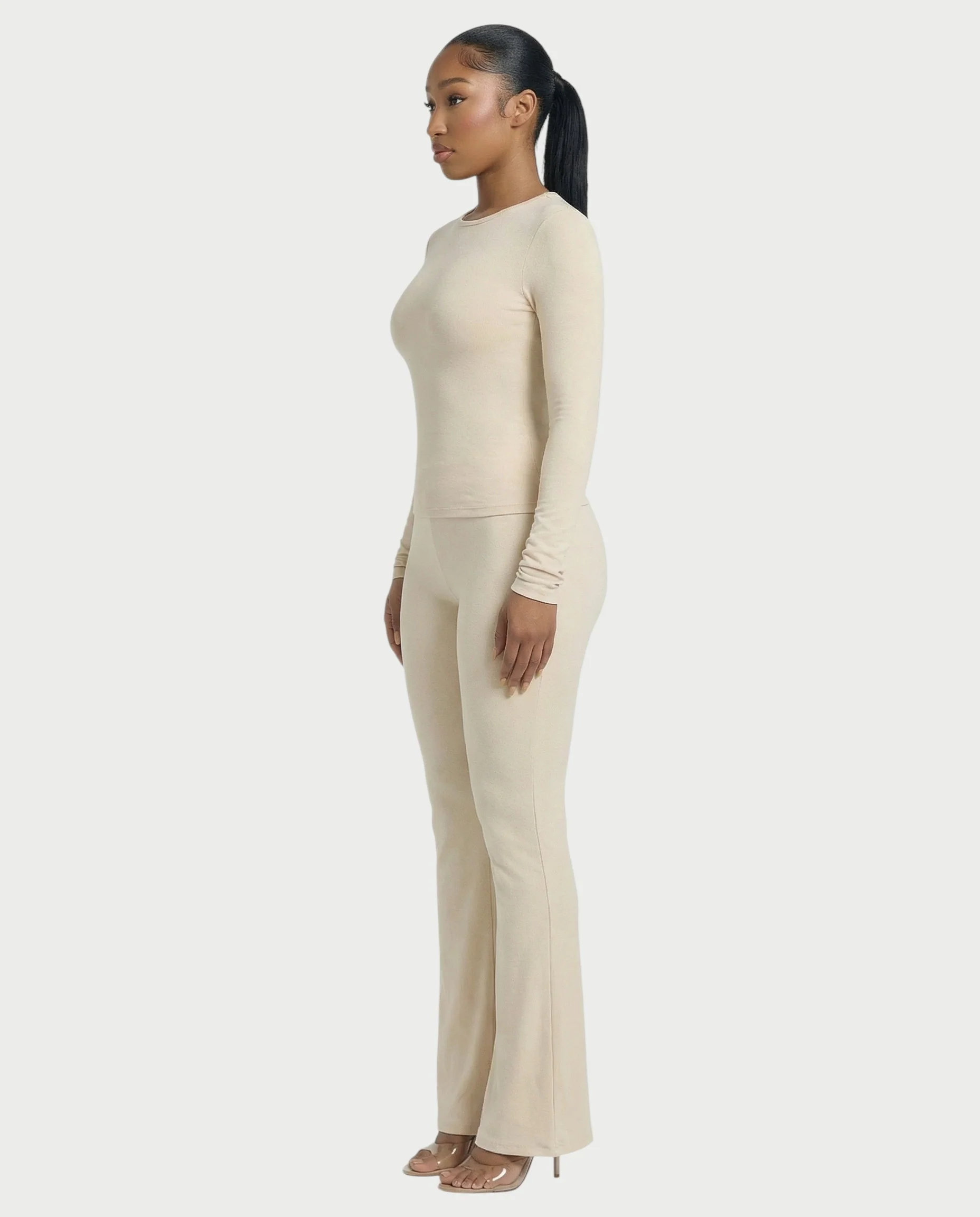 Long Sleeve Top & Trouser Lounge Set - Image 3