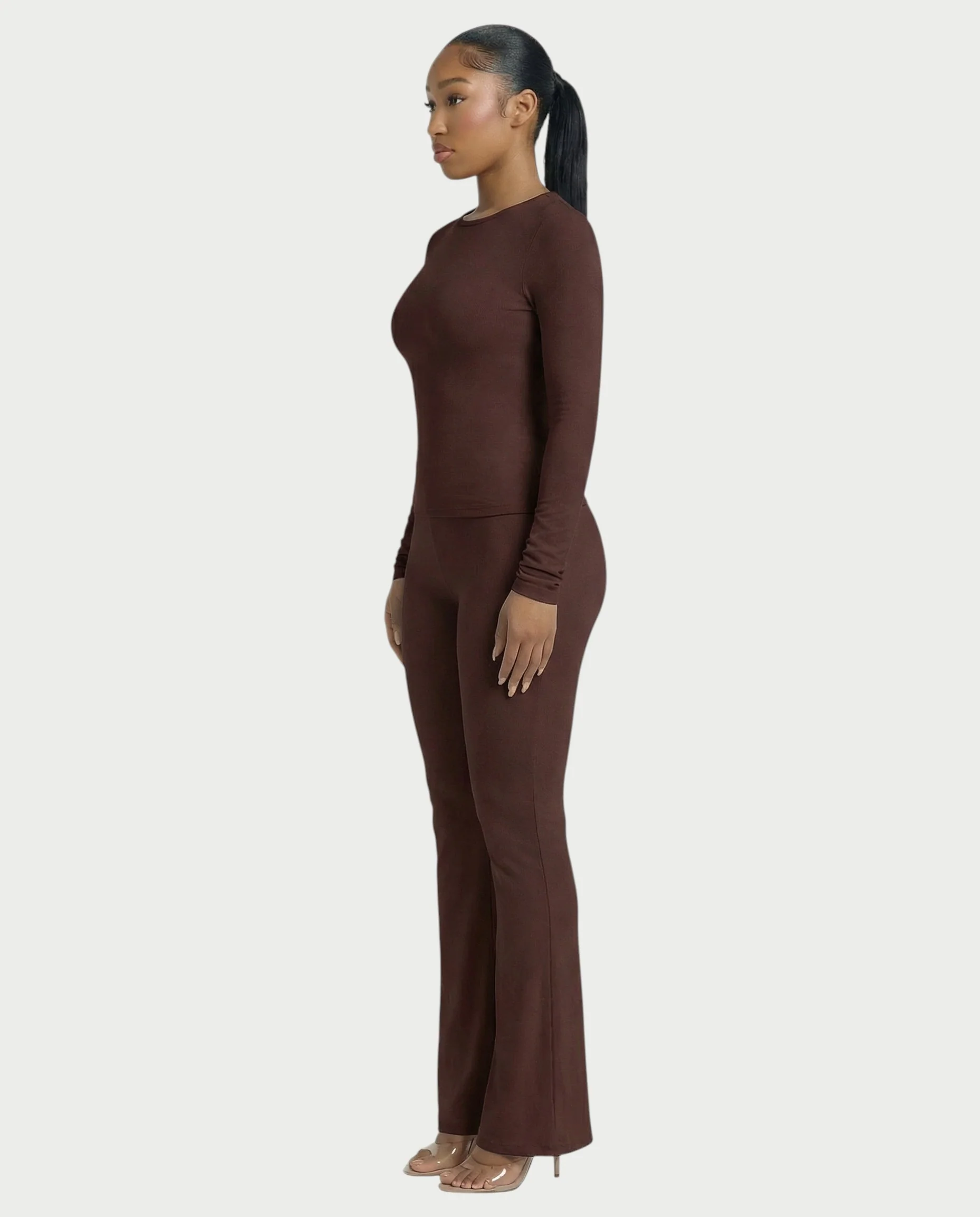 Long Sleeve Top & Trouser Lounge Set - Image 8