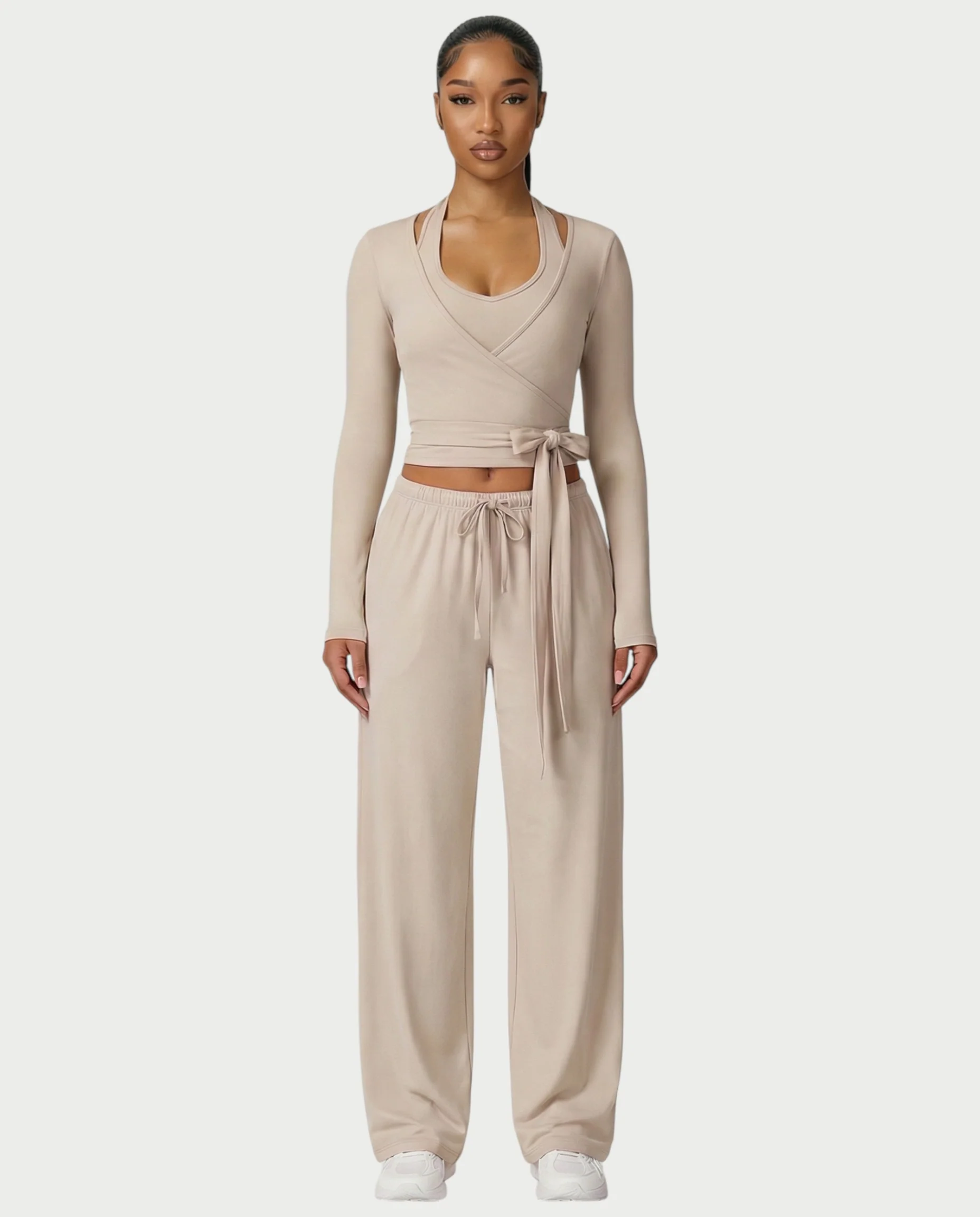 LOREN Wrap-Tie 3-Piece Lounge Set - Image 11