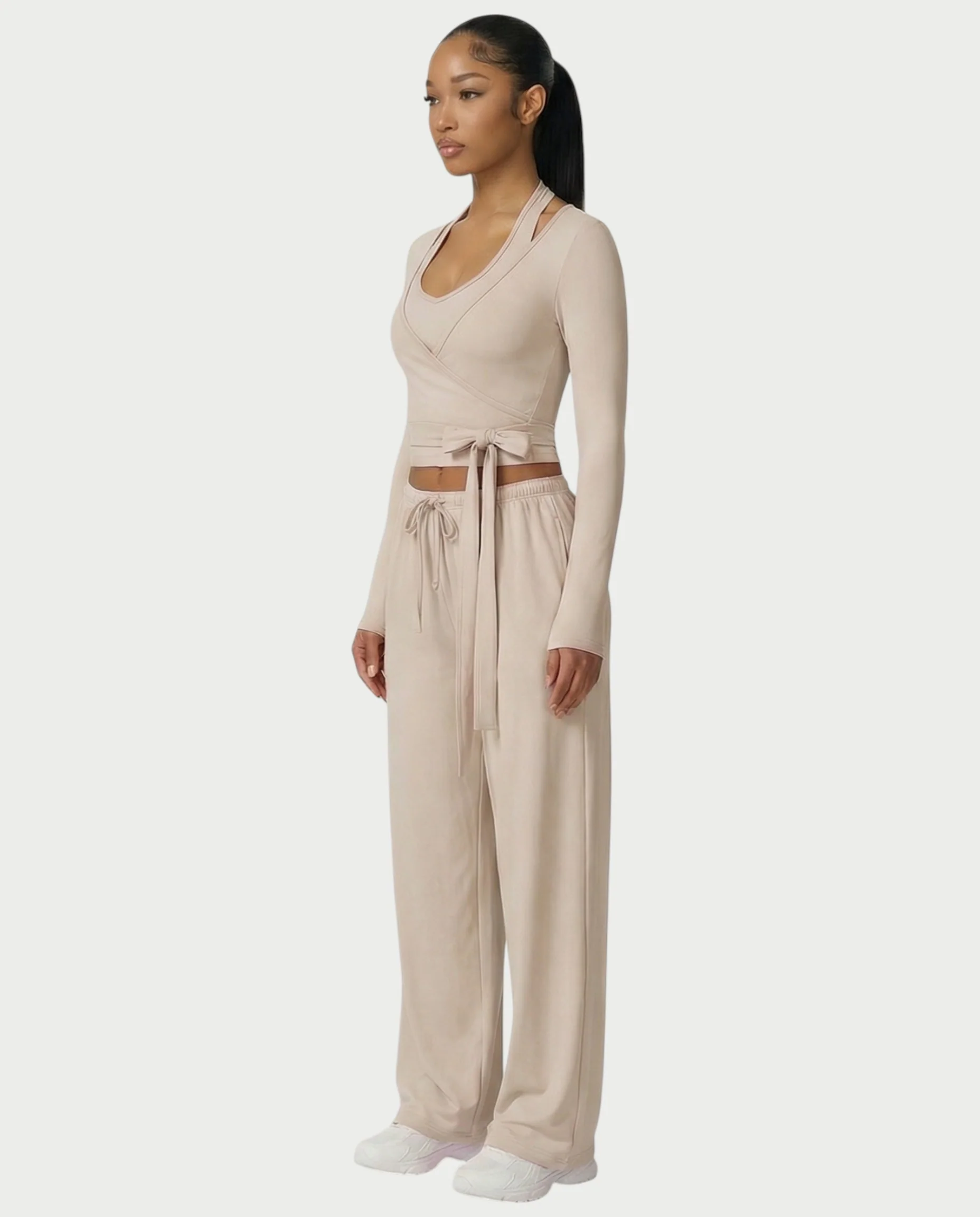 LOREN Wrap-Tie 3-Piece Lounge Set - Image 13