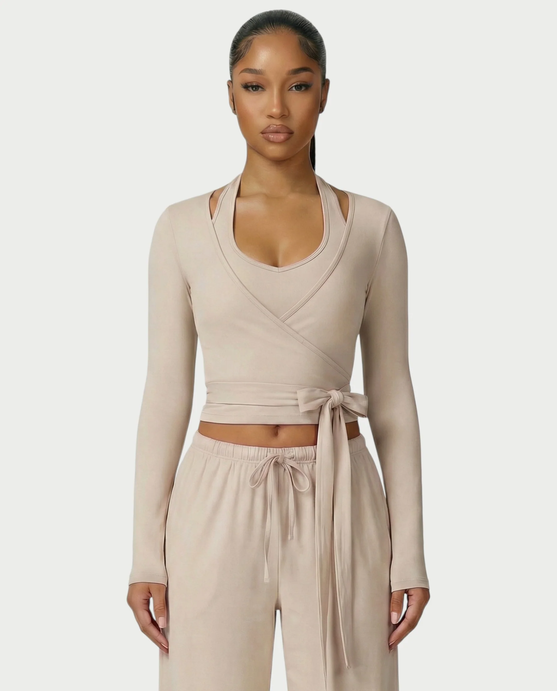 LOREN Wrap-Tie 3-Piece Lounge Set - Image 14