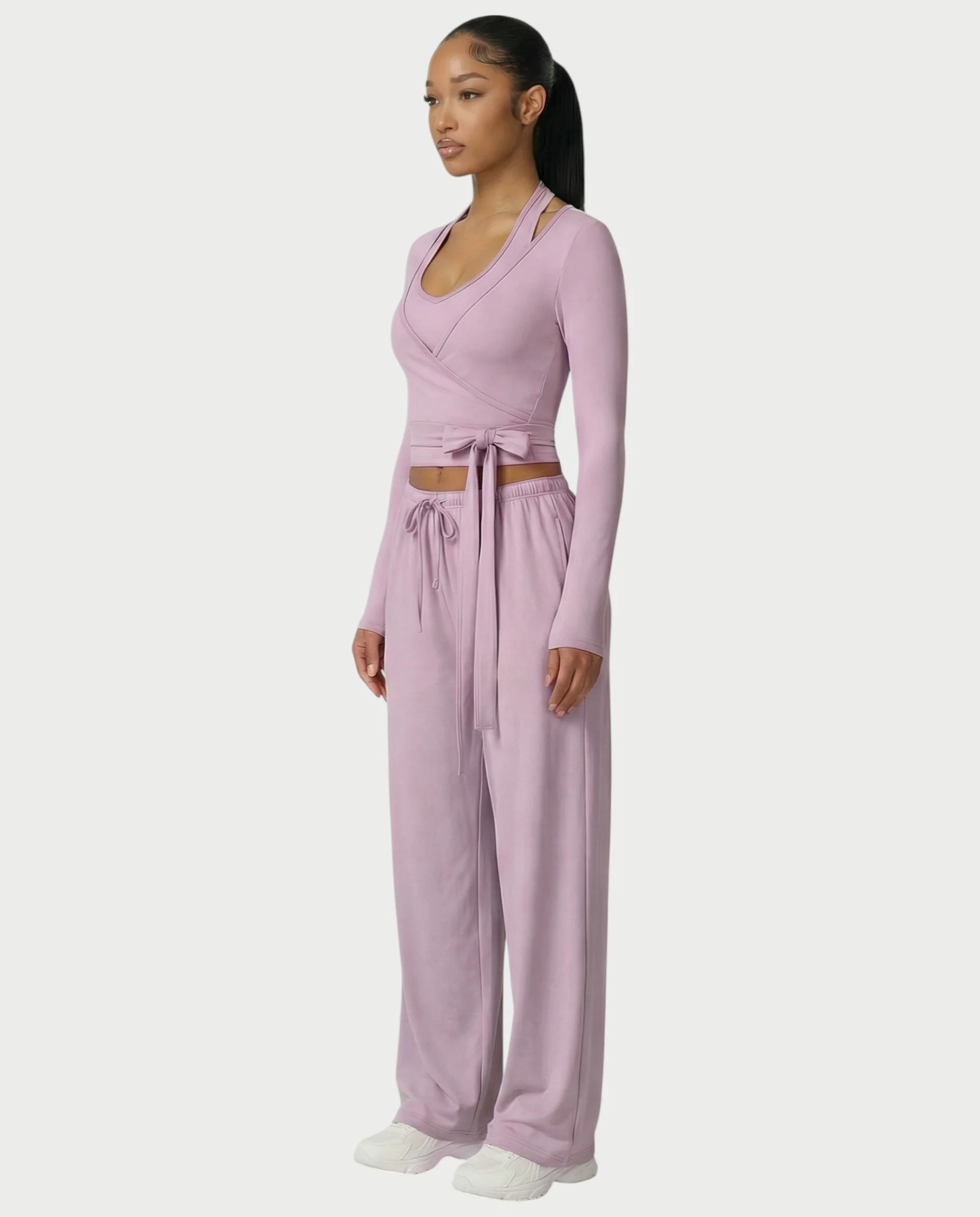 LOREN Wrap-Tie 3-Piece Lounge Set - Image 18