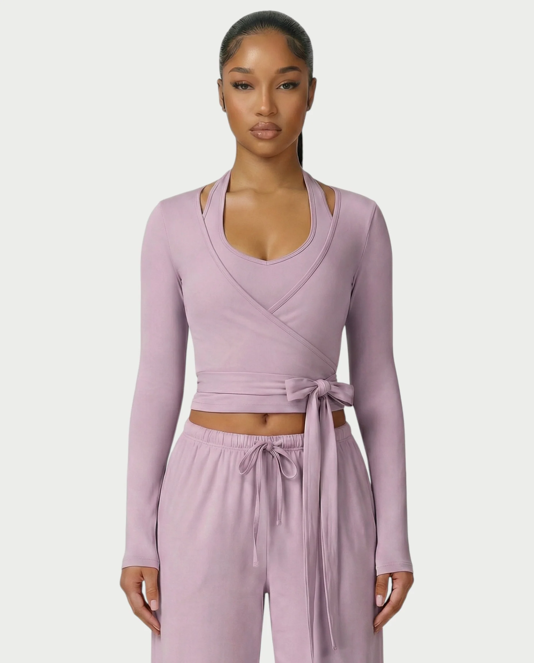 LOREN Wrap-Tie 3-Piece Lounge Set - Image 19