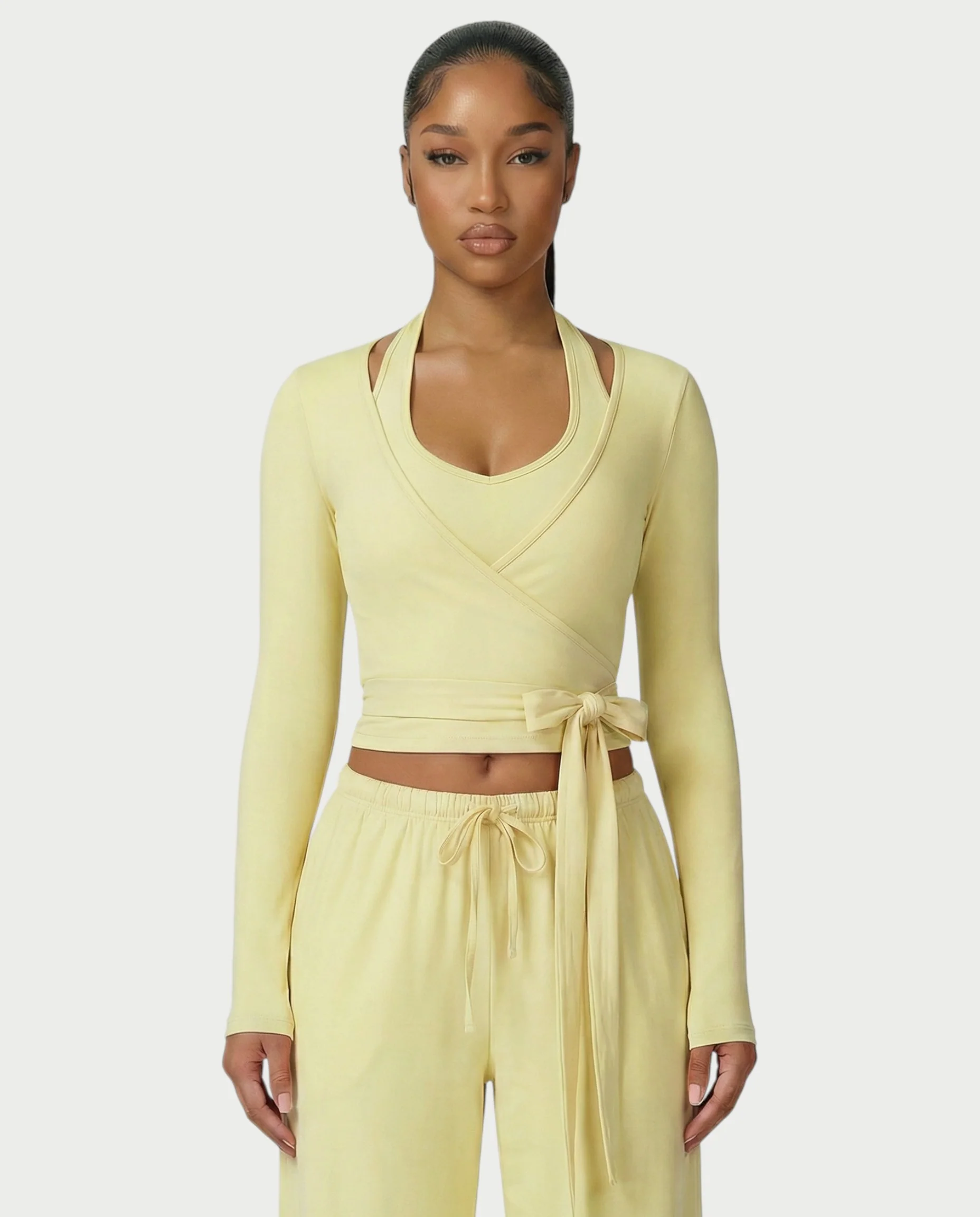 LOREN Wrap-Tie 3-Piece Lounge Set - Image 24
