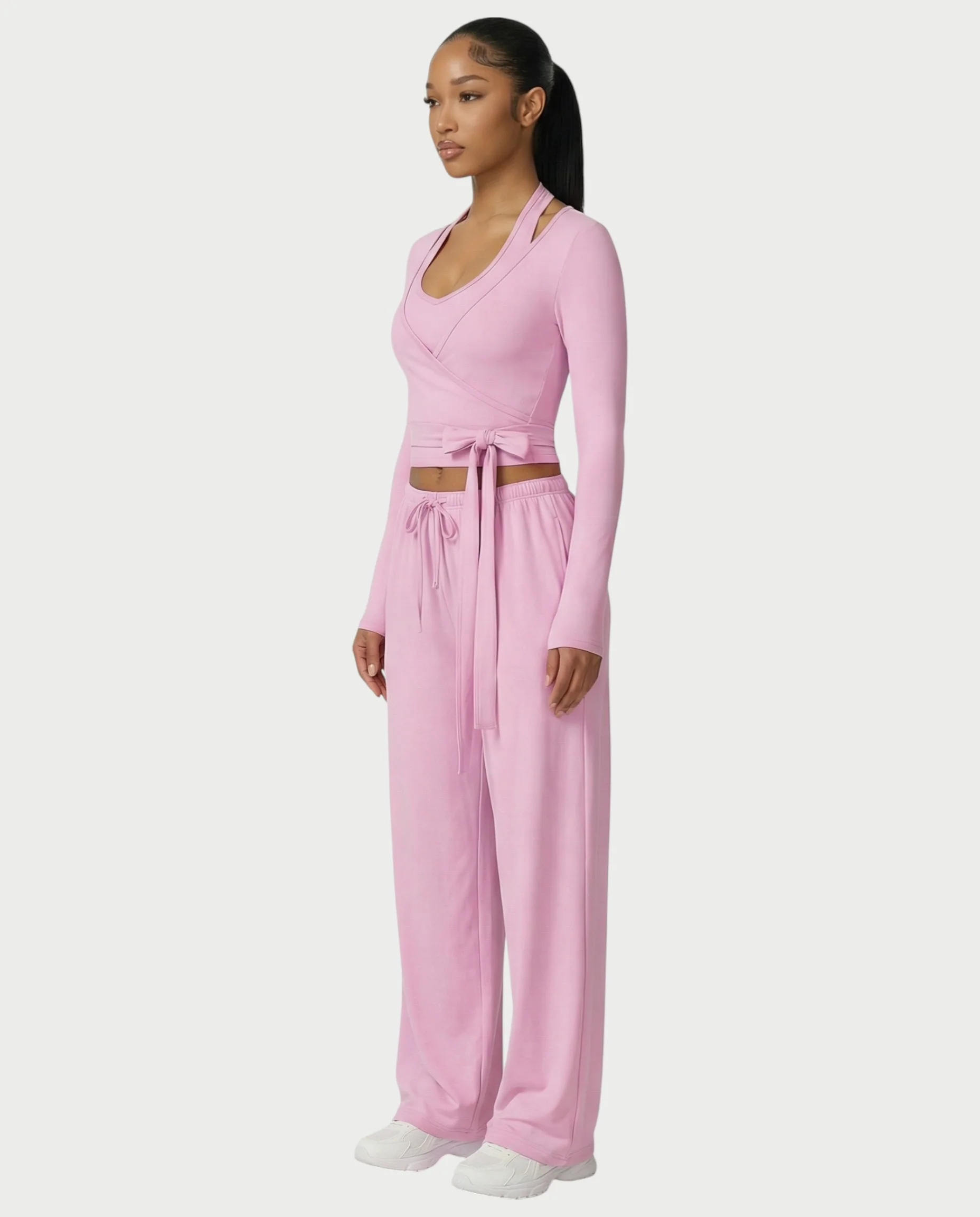 LOREN Wrap-Tie 3-Piece Lounge Set - Image 3
