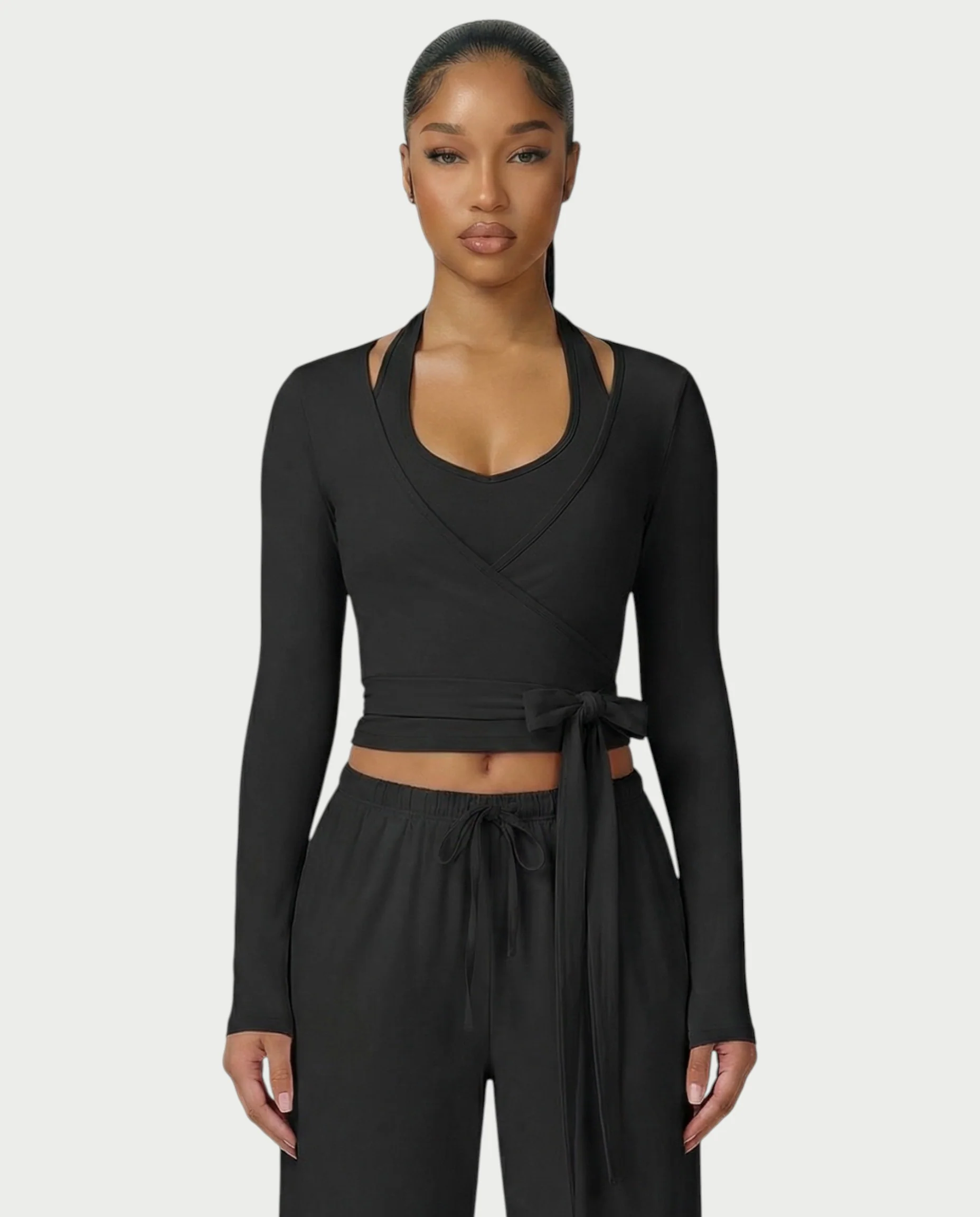LOREN Wrap-Tie 3-Piece Lounge Set - Image 9