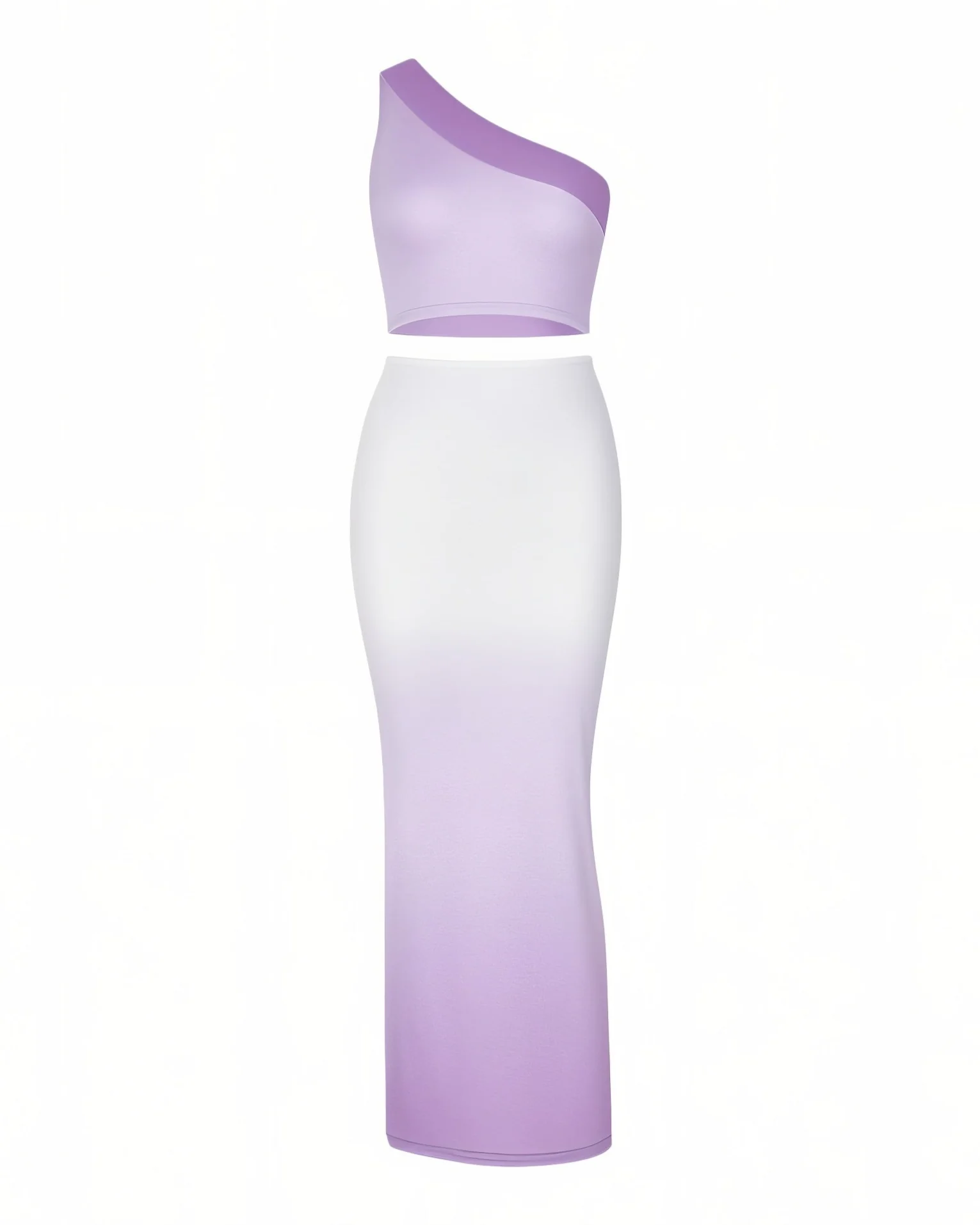 LUSSIANA Asymmetrical Top & Maxi Skirt - Image 11