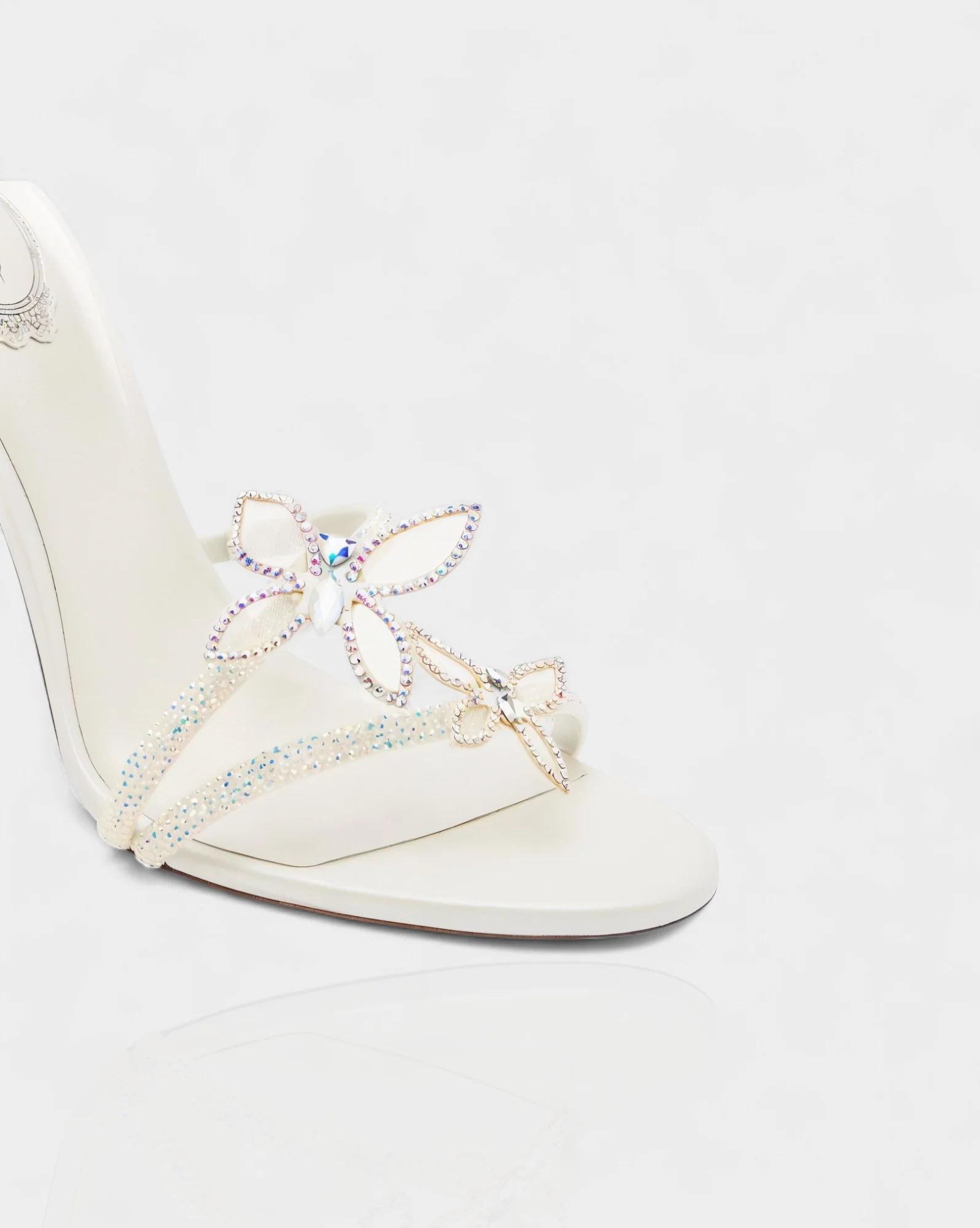 LYNA Crystal Butterfly Spiral High Heels - Image 12