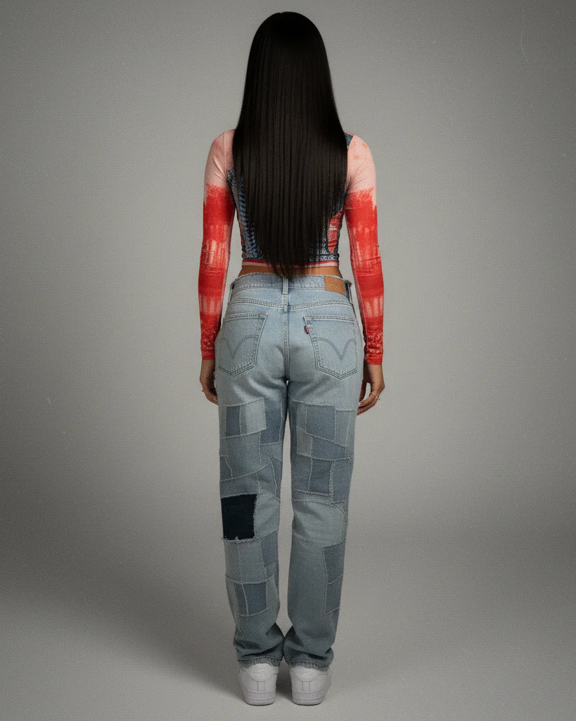 MACIE Mesh Printed Top - Image 4