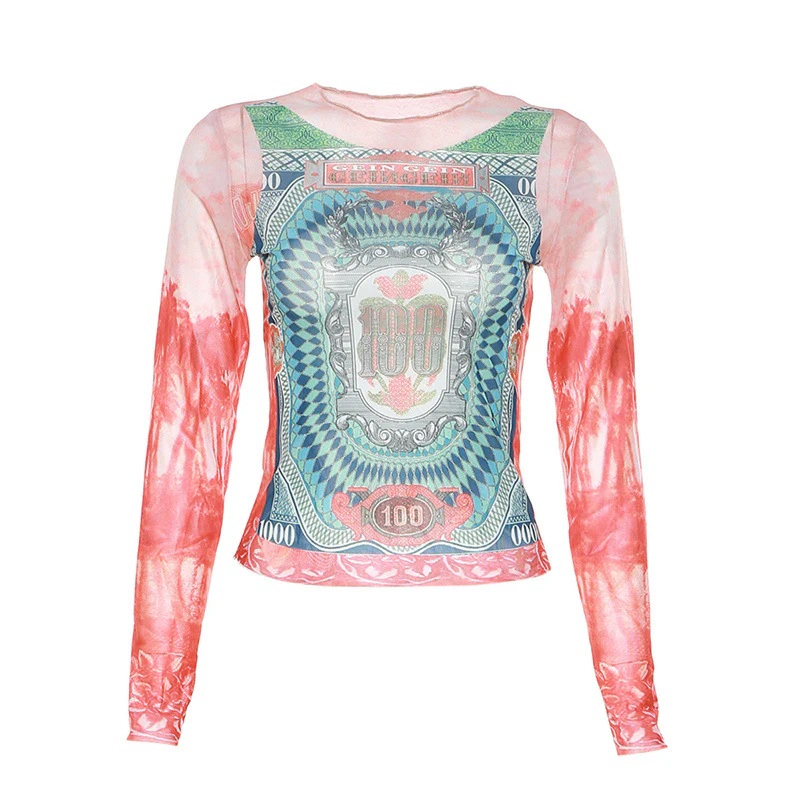 MACIE Mesh Printed Top - Image 5