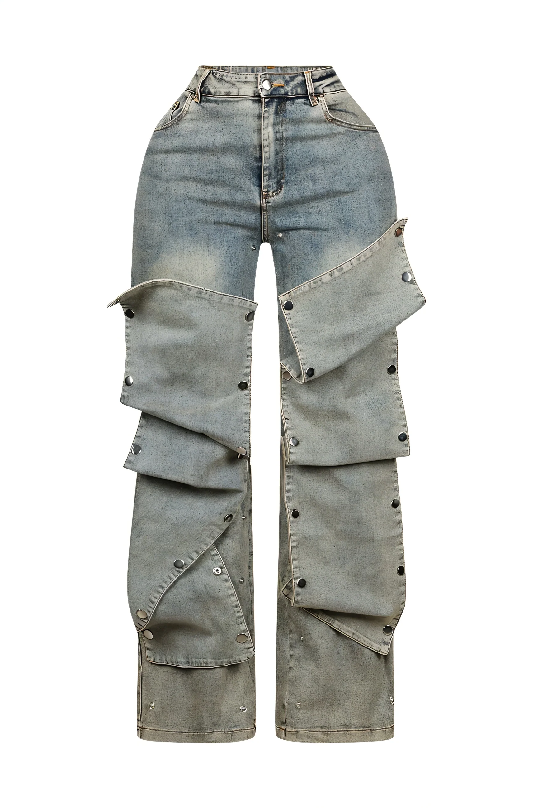 MAEVE Button Baggy Jeans - Image 6