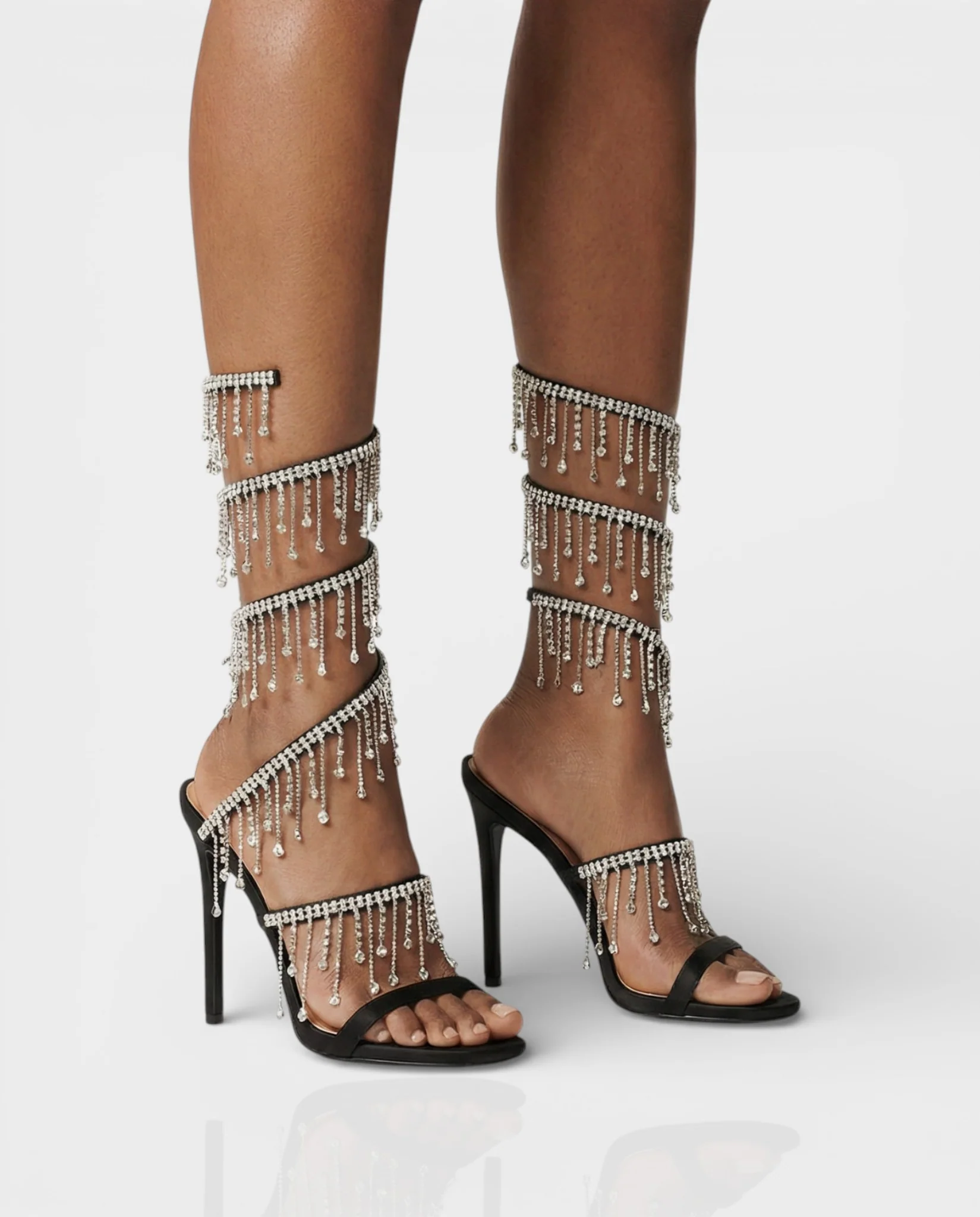 MANDY Tassel Wrap Around Heels - Image 3