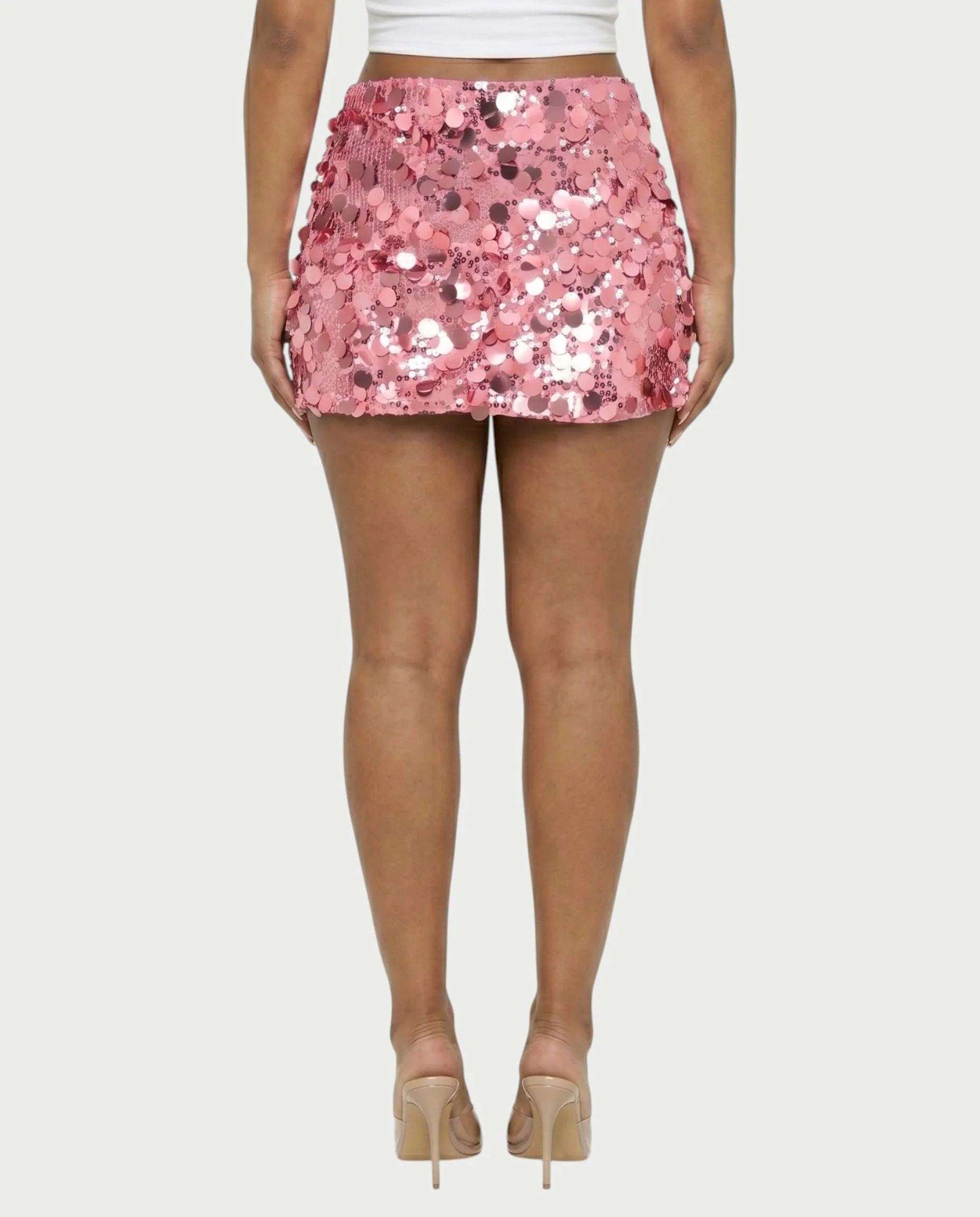 MARIMA Sequin Disc Embellished Mini Skirt - Image 52