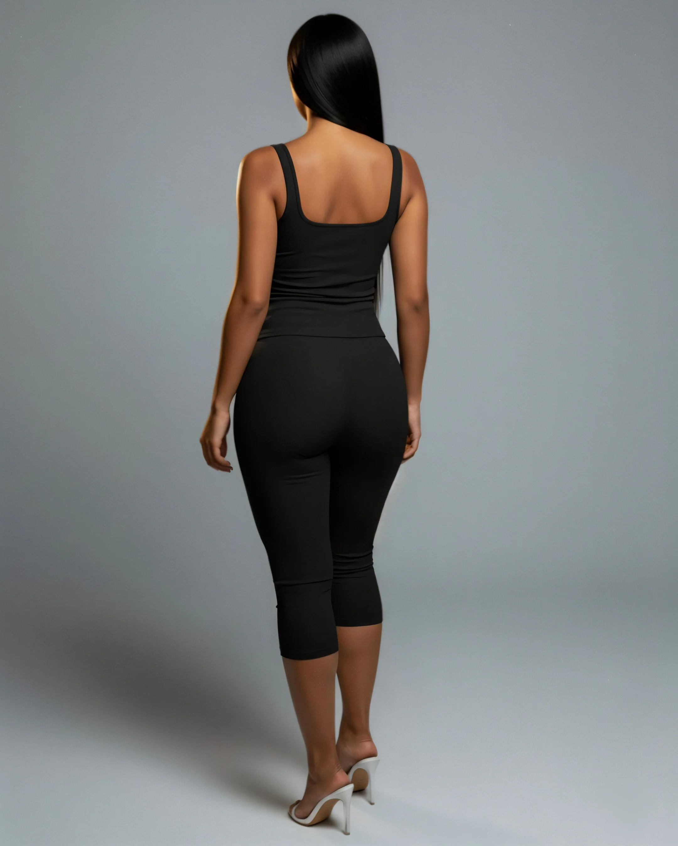 MATILDA Lace Up Top & Capri Pants Set - Image 8