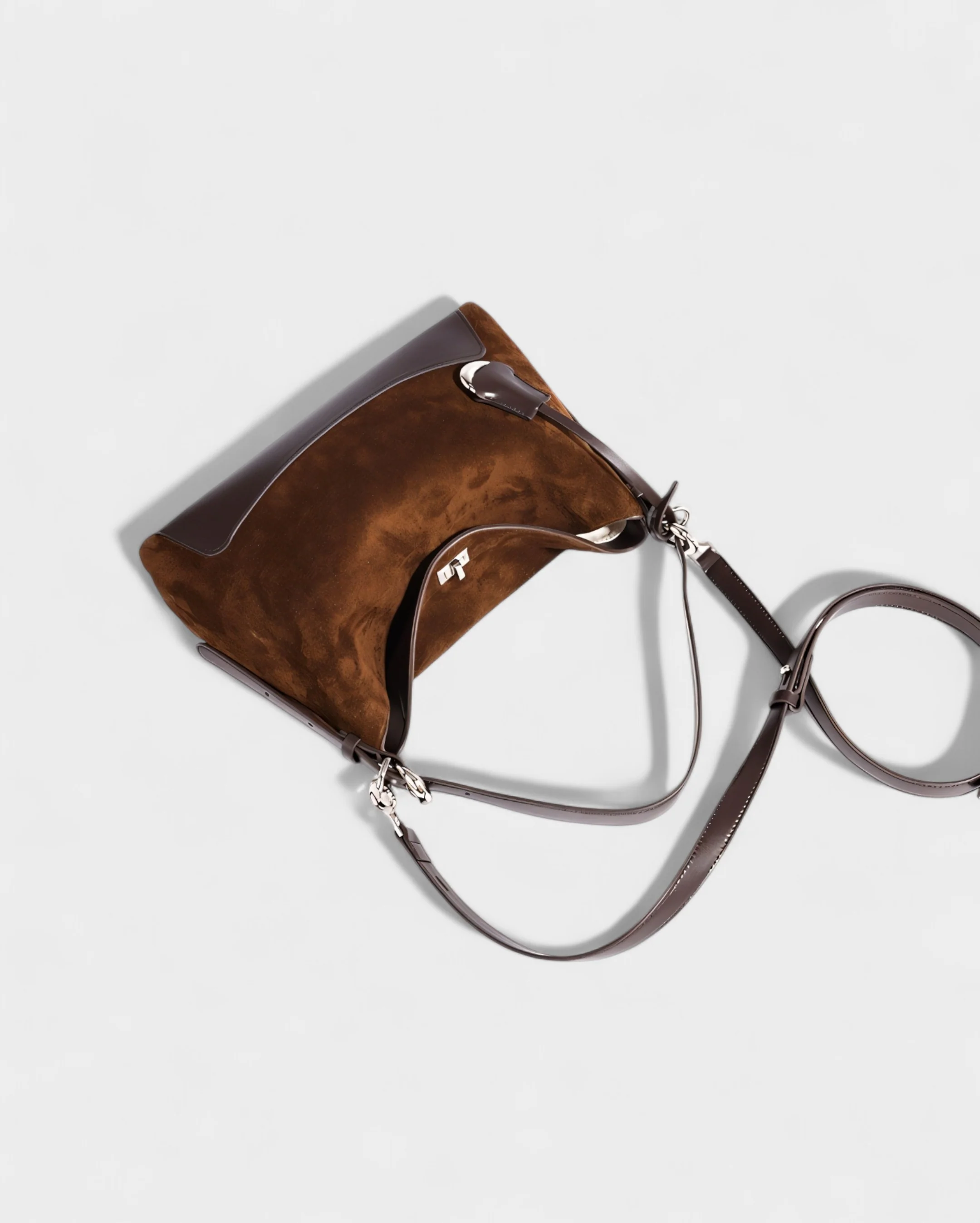 MAVINA Suede Tote Shoulder Bag - Image 4
