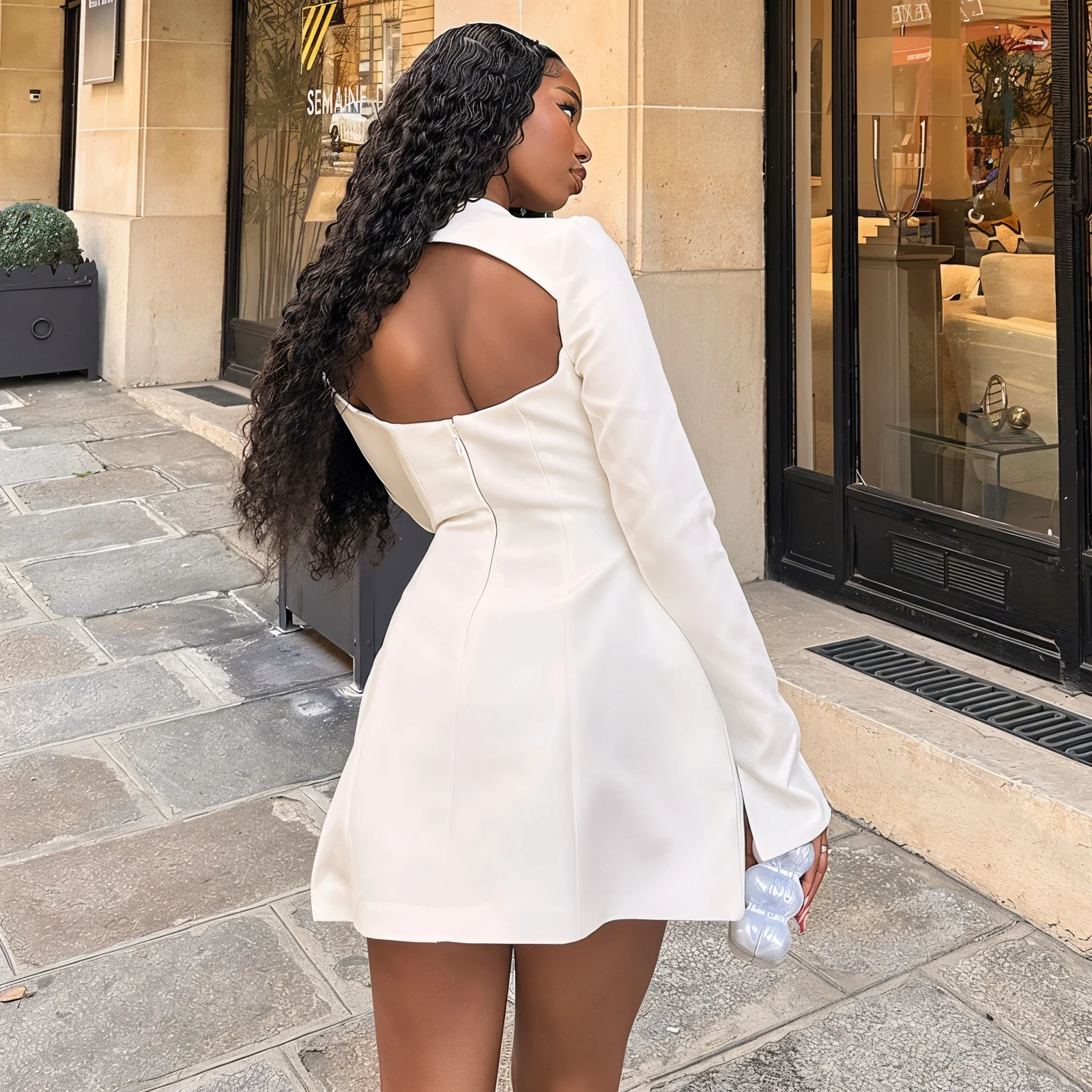 MELODY Backless Mini Dress - Image 7