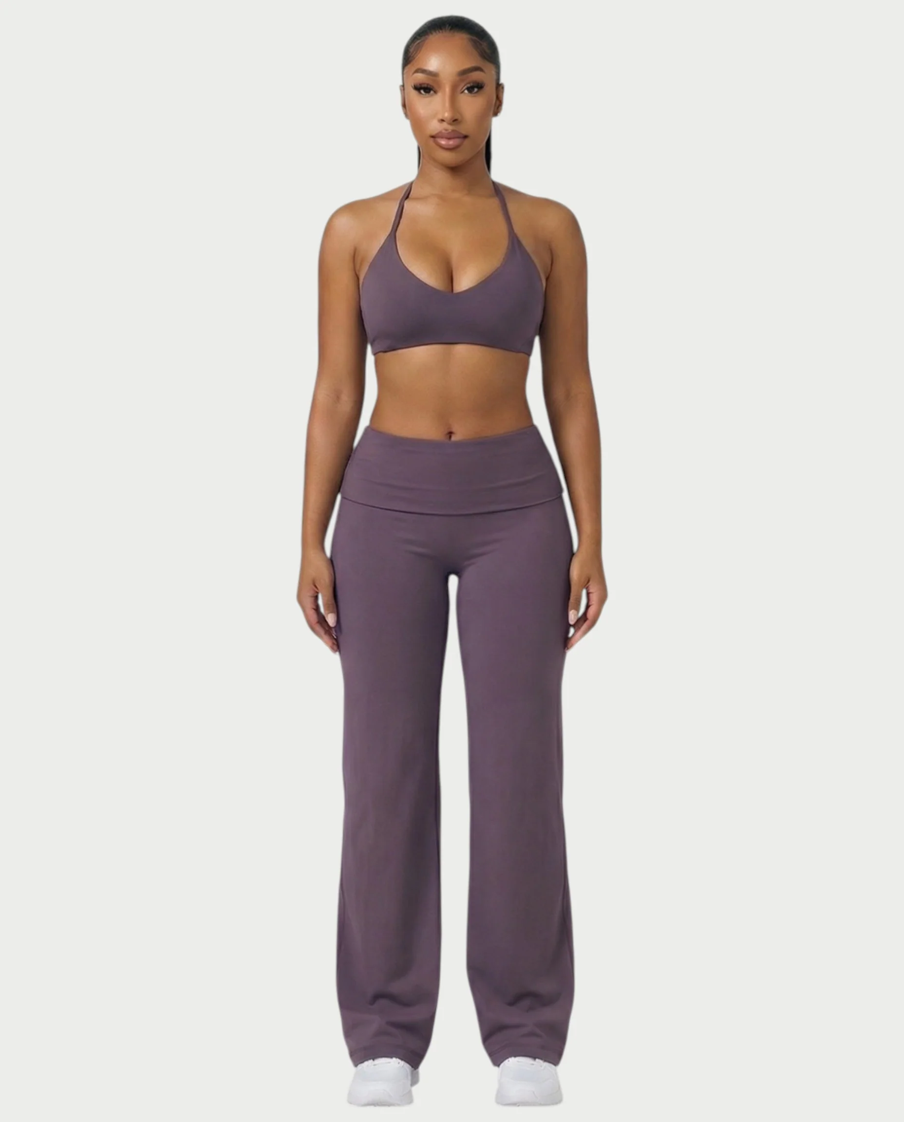 MELRA Fold Over Wide Leg Pants - Image 21