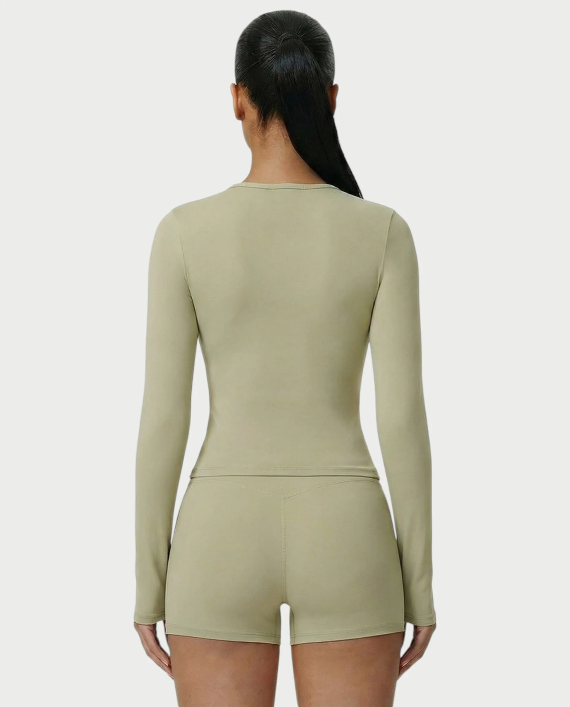 MELYA Long Sleeve Sporty Crew Neck Top - Image 14