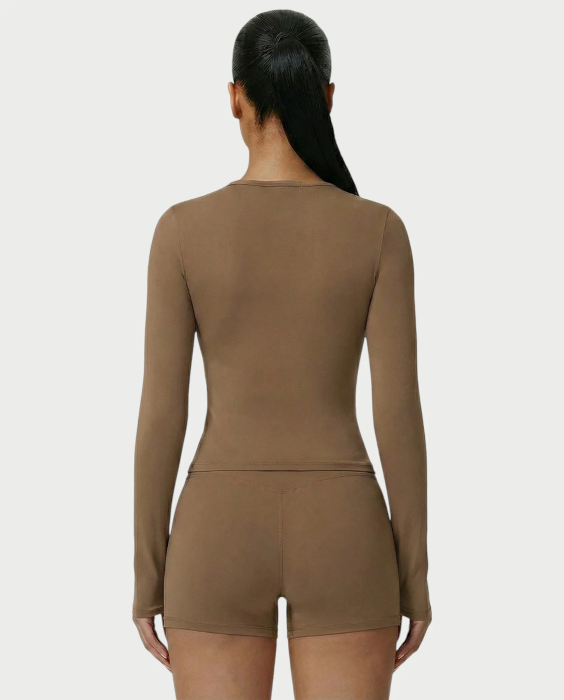 MELYA Long Sleeve Sporty Crew Neck Top - Image 18