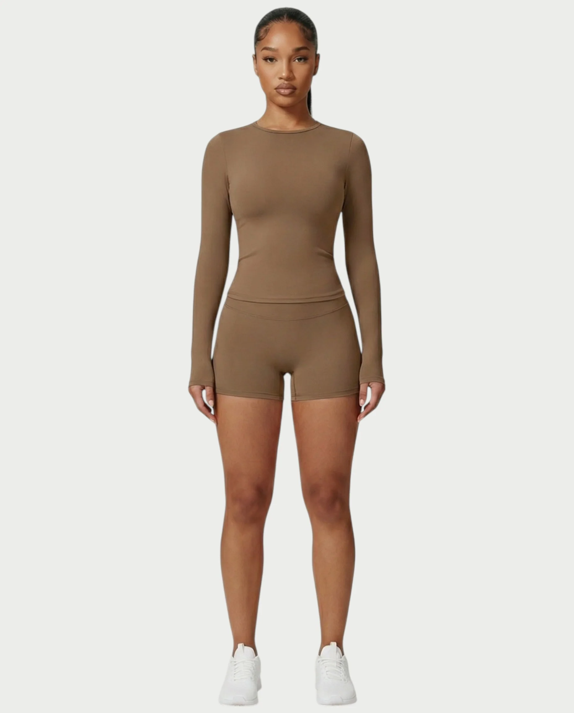 MELYA Long Sleeve Sporty Crew Neck Top - Image 20