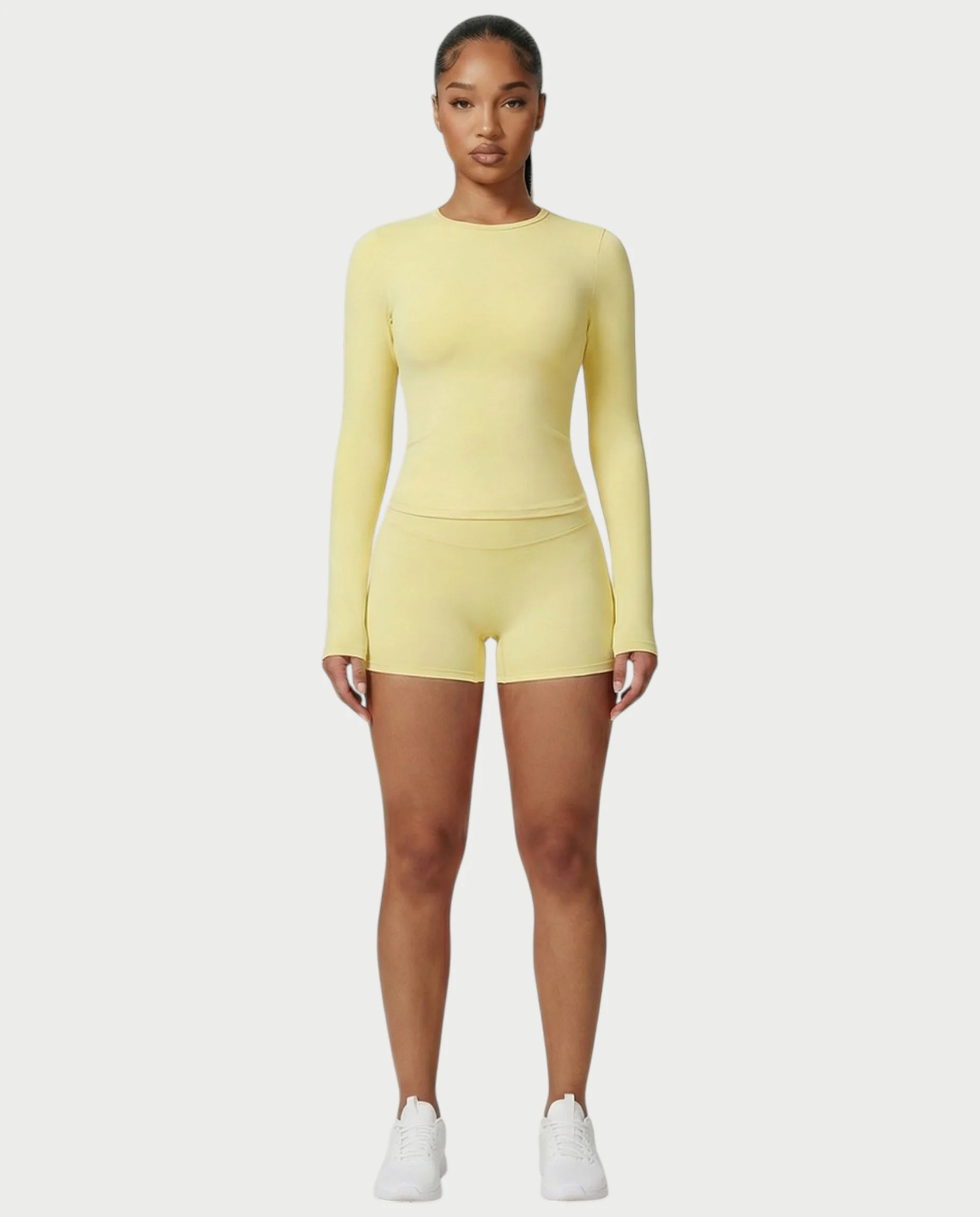 MELYA Long Sleeve Sporty Crew Neck Top - Image 22