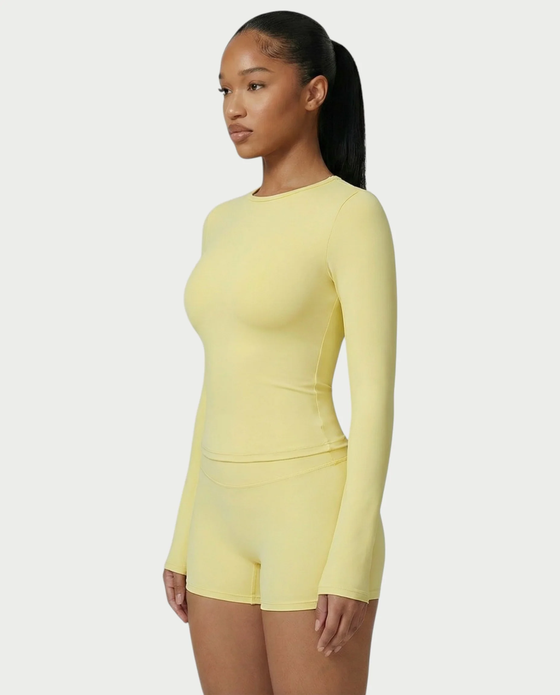 MELYA Long Sleeve Sporty Crew Neck Top - Image 23