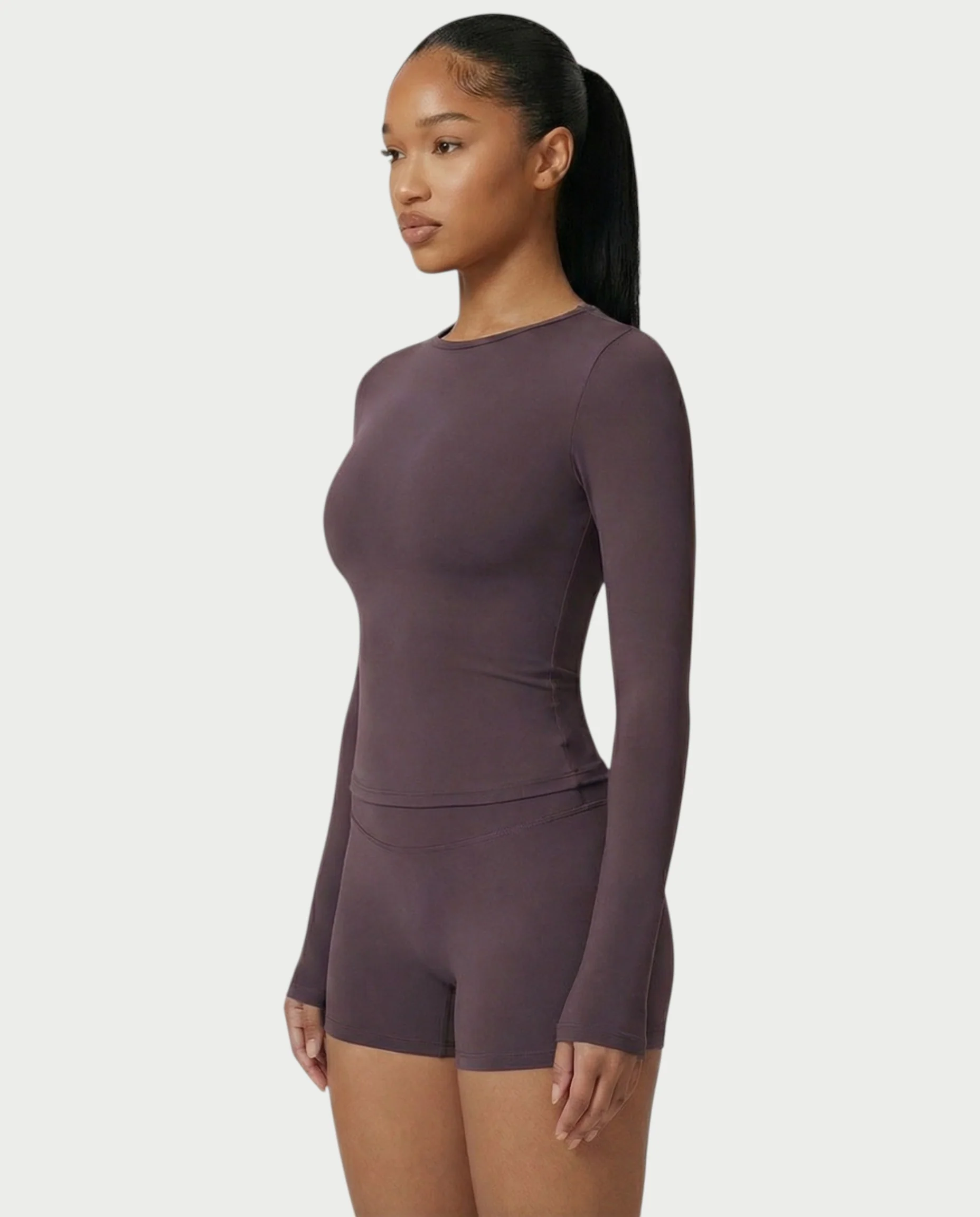 MELYA Long Sleeve Sporty Crew Neck Top - Image 7