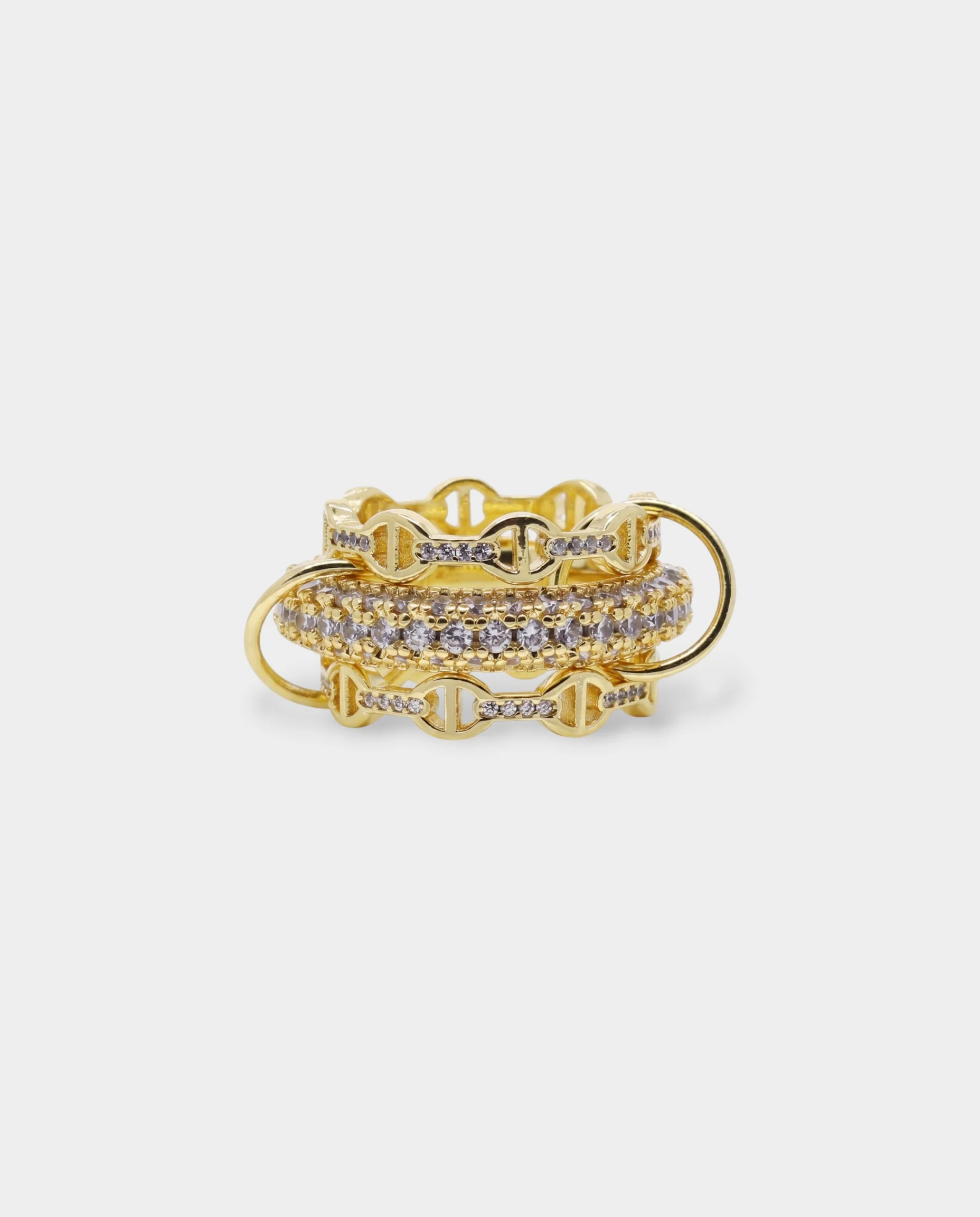 Multi-Layer Pavé Crystal Ring - Image 2
