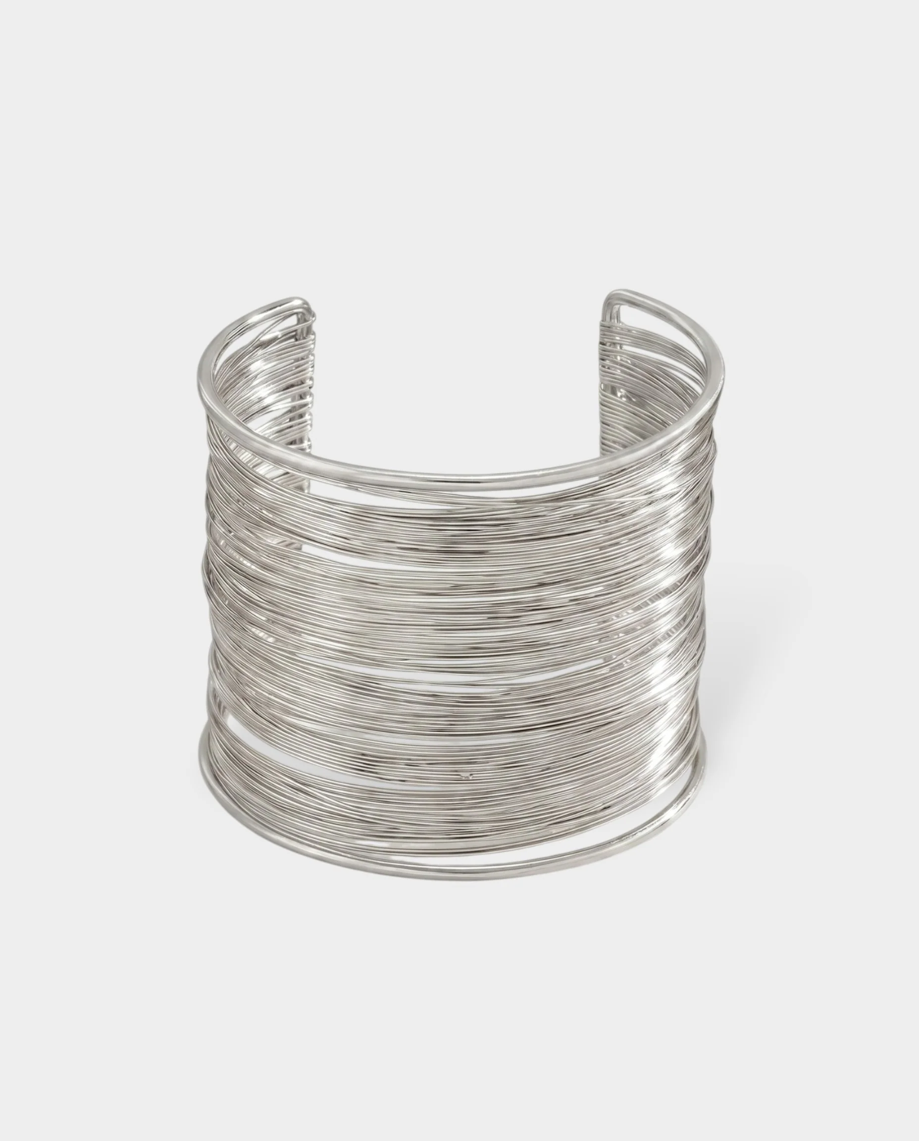 Multi Layered Wire Cuff Bracelet - Image 3