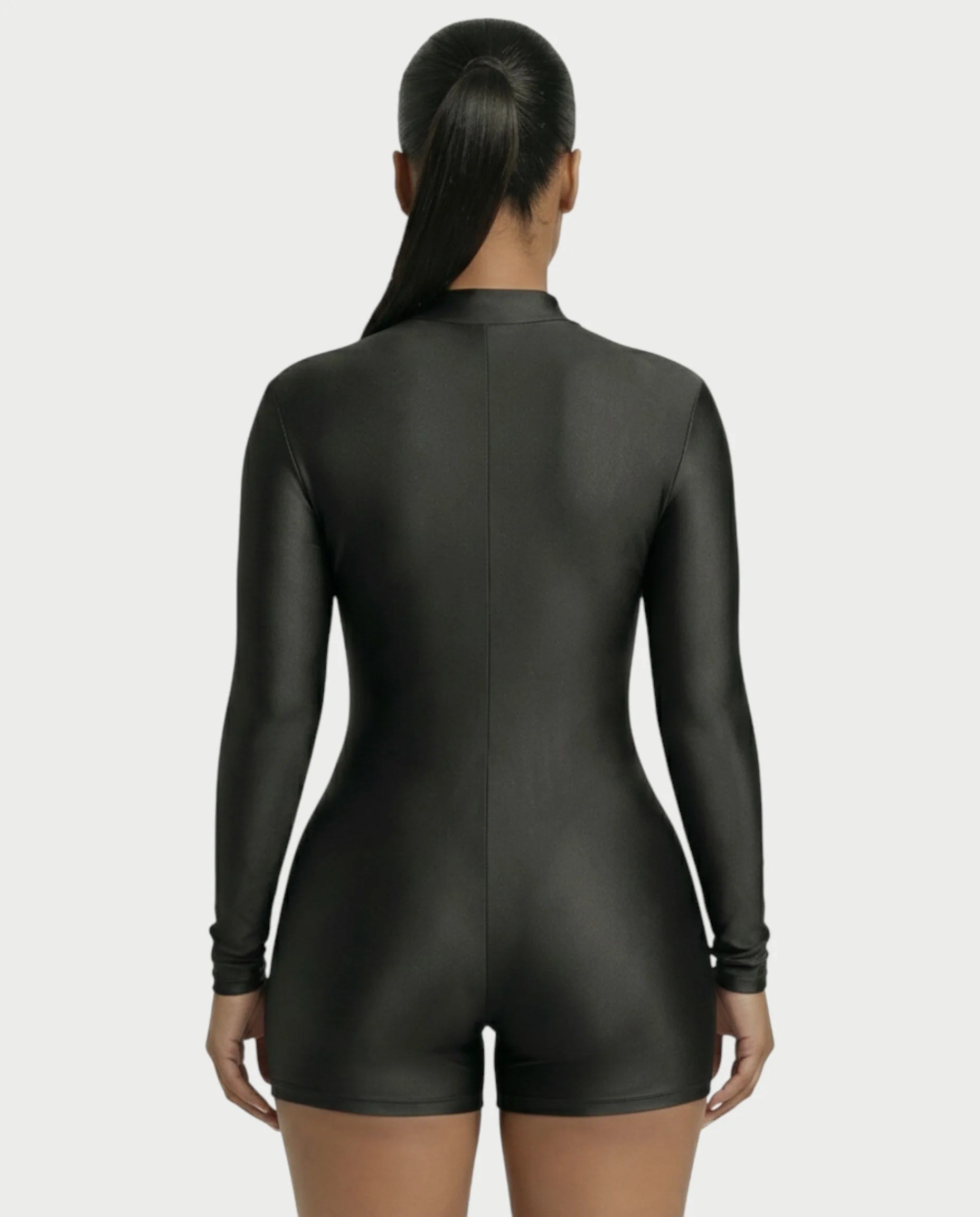 NADINE Turtleneck Long Sleeve Romper - Image 10
