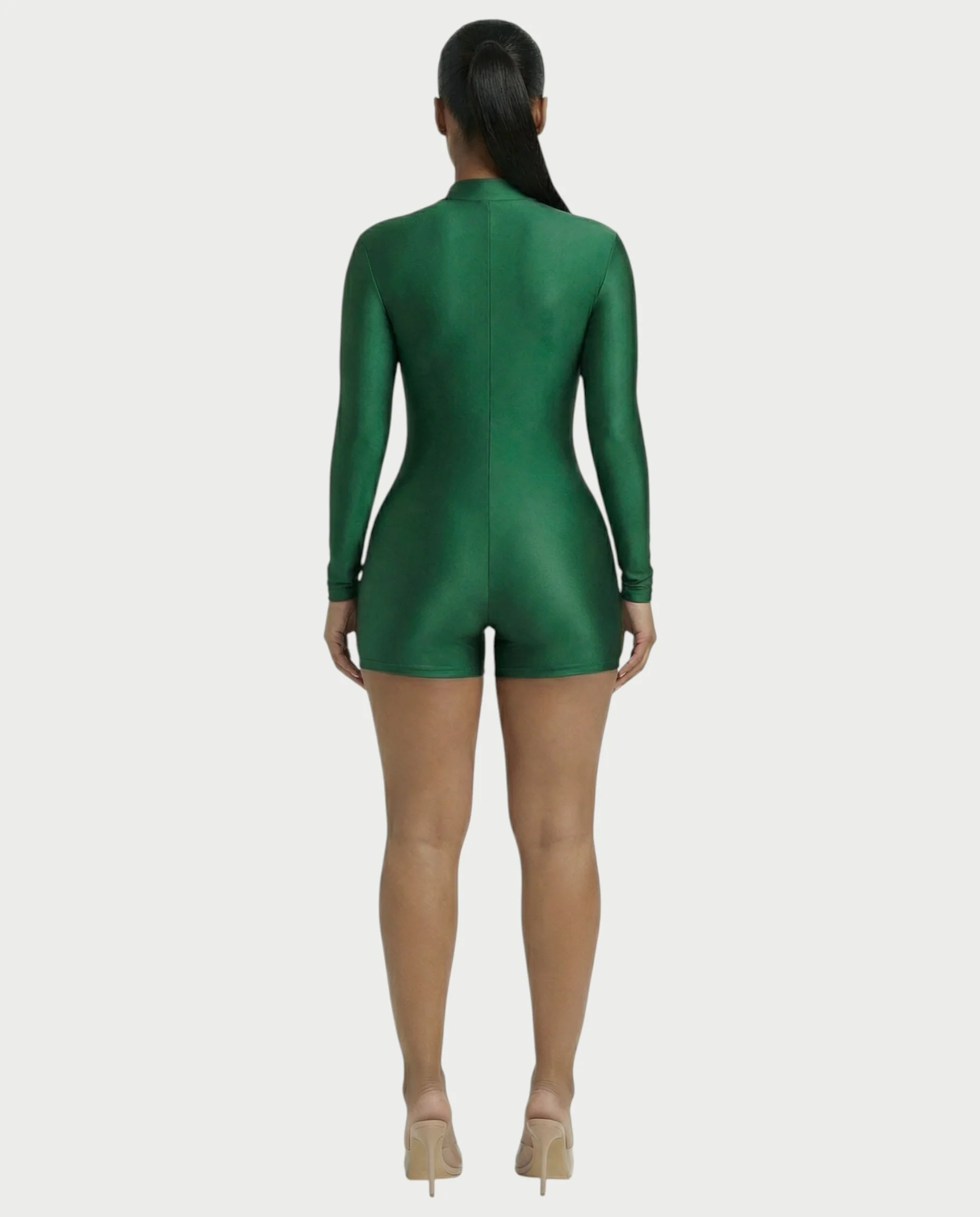 NADINE Turtleneck Long Sleeve Romper - Image 12