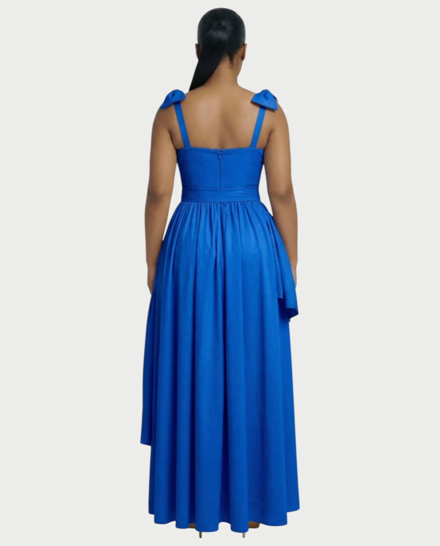 NARIMA Bow Ruffle Maxi Dress - Image 12