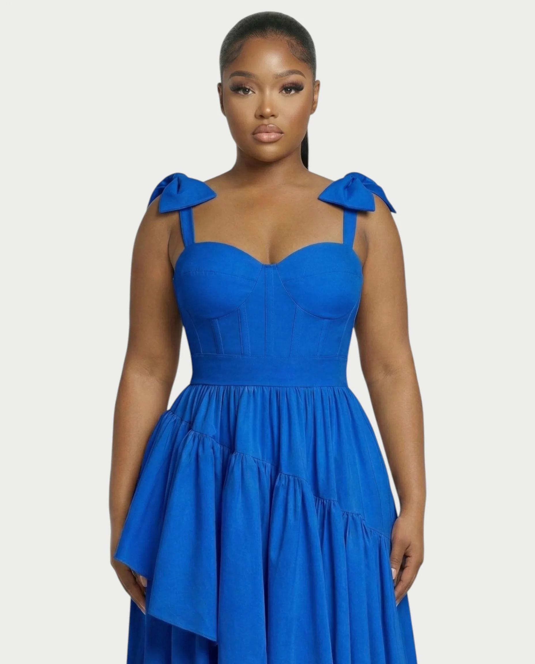NARIMA Bow Ruffle Maxi Dress - Image 14