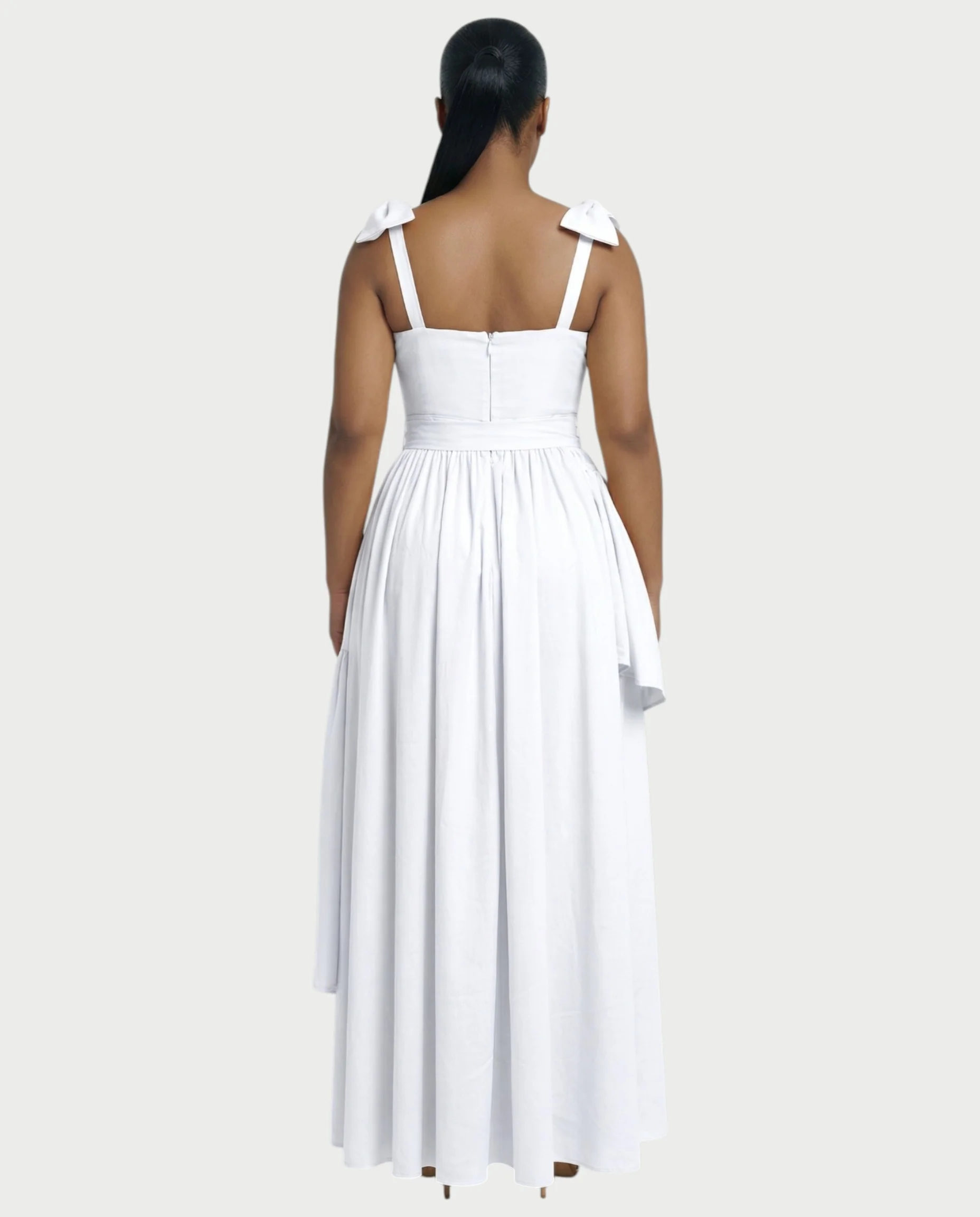 NARIMA Bow Ruffle Maxi Dress - Image 17