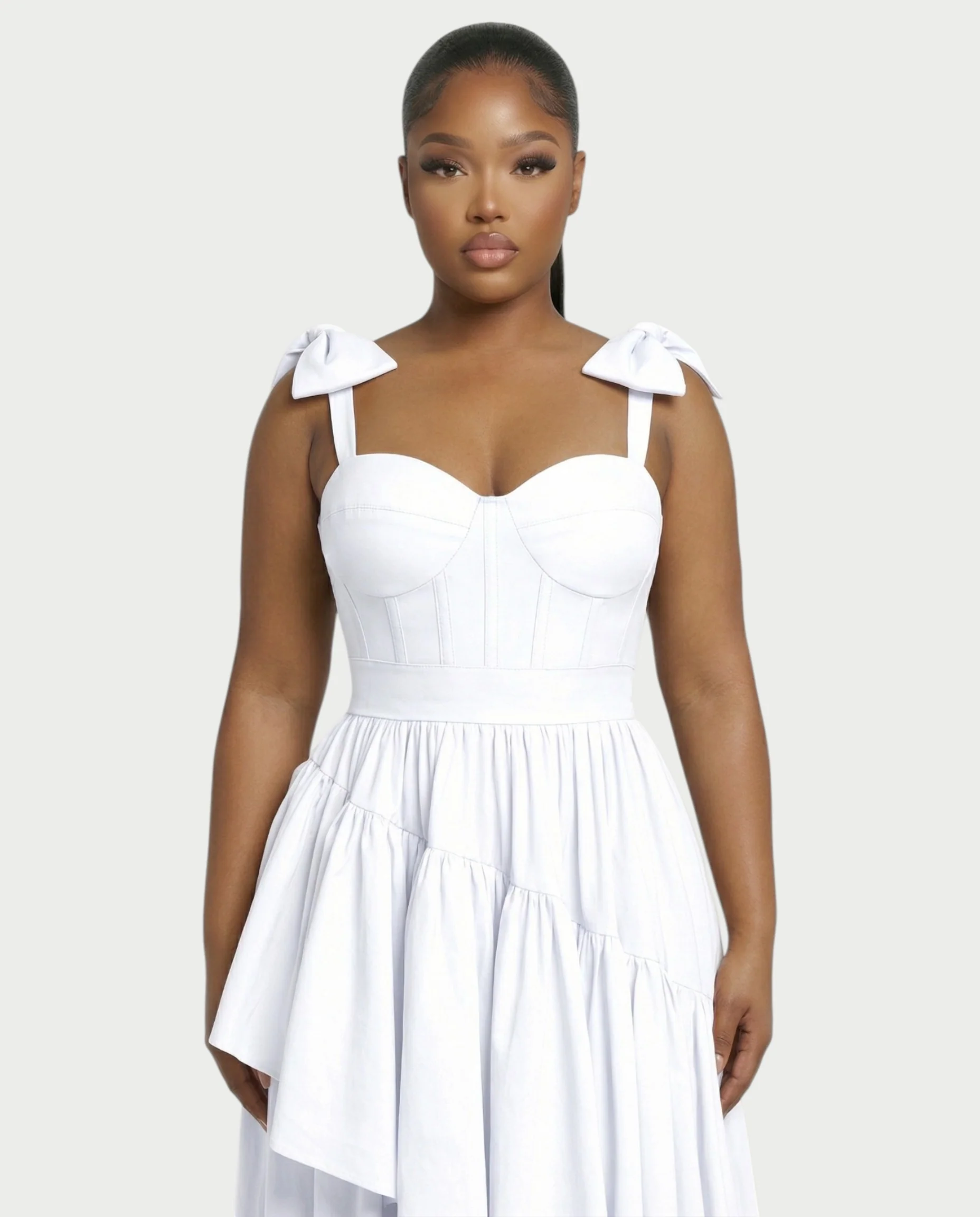 NARIMA Bow Ruffle Maxi Dress - Image 19