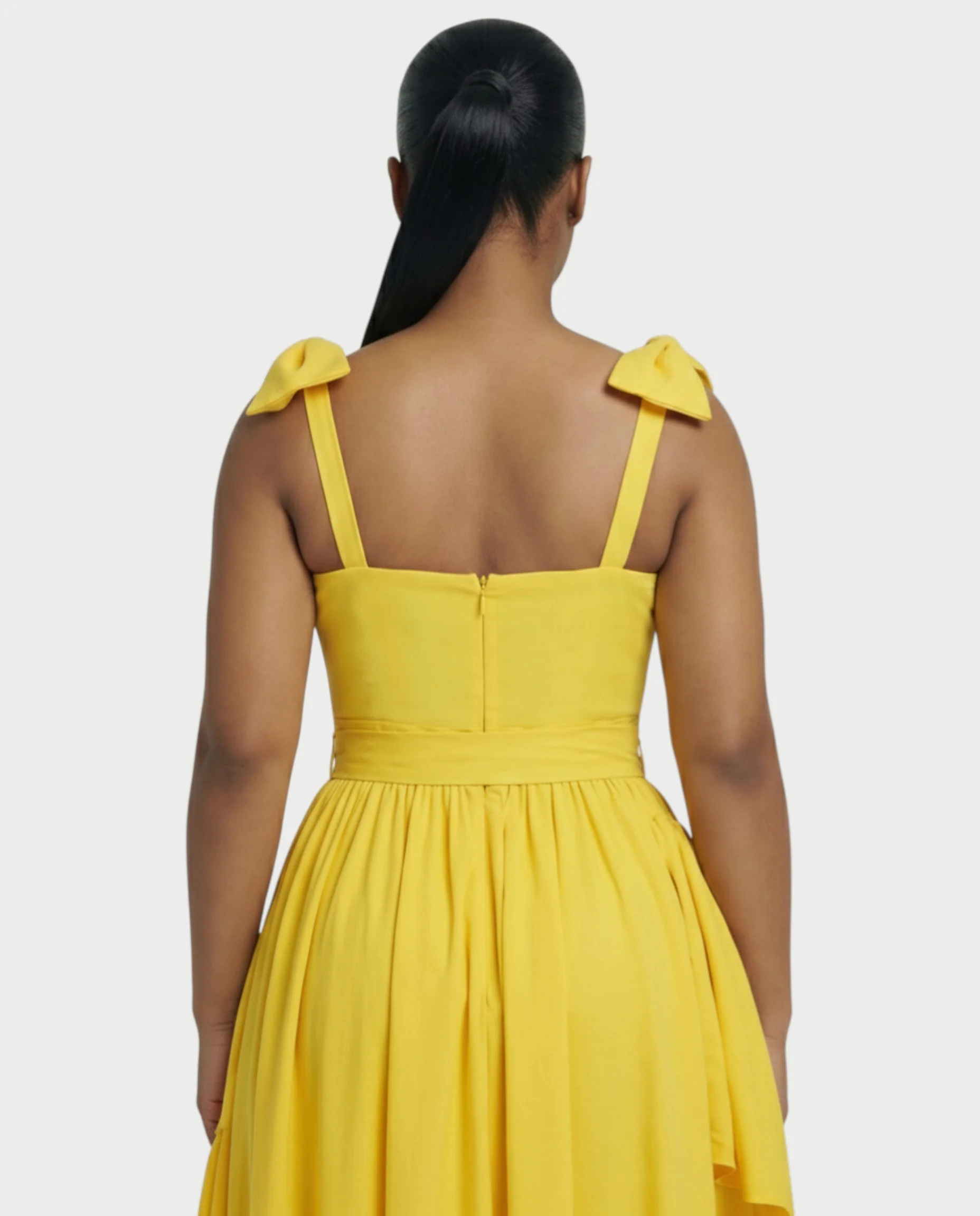 NARIMA Bow Ruffle Maxi Dress - Image 5