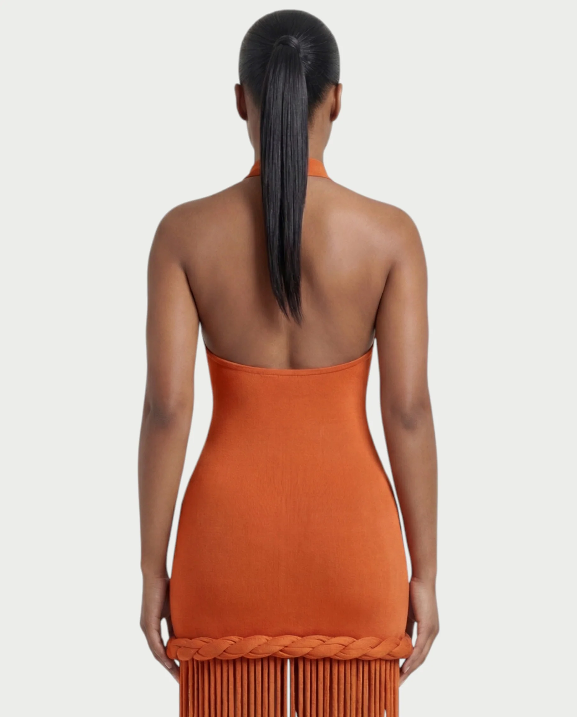 NIARA Braided Hem Bodycon Maxi Dress - Image 16