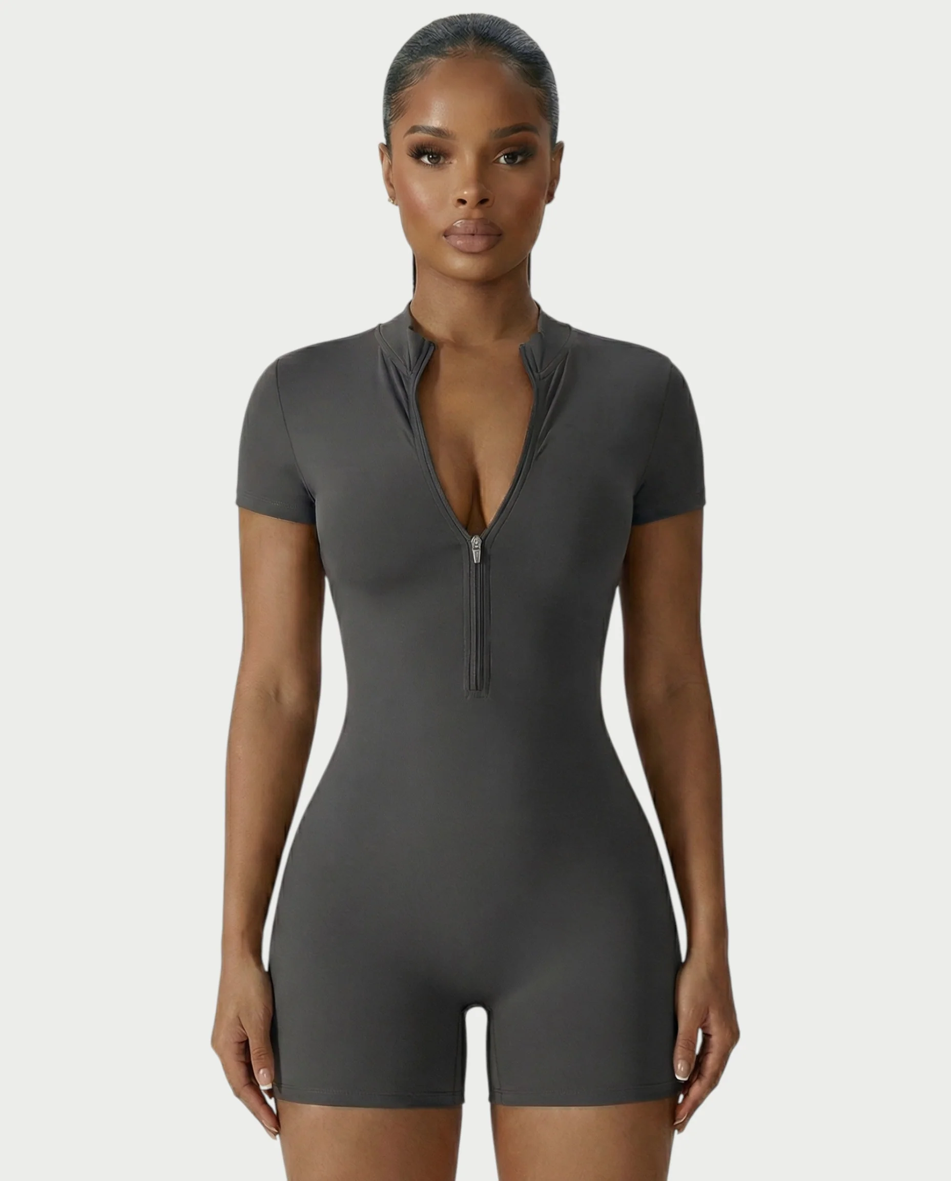 OLYRA Short Sleeve Romper - Image 14