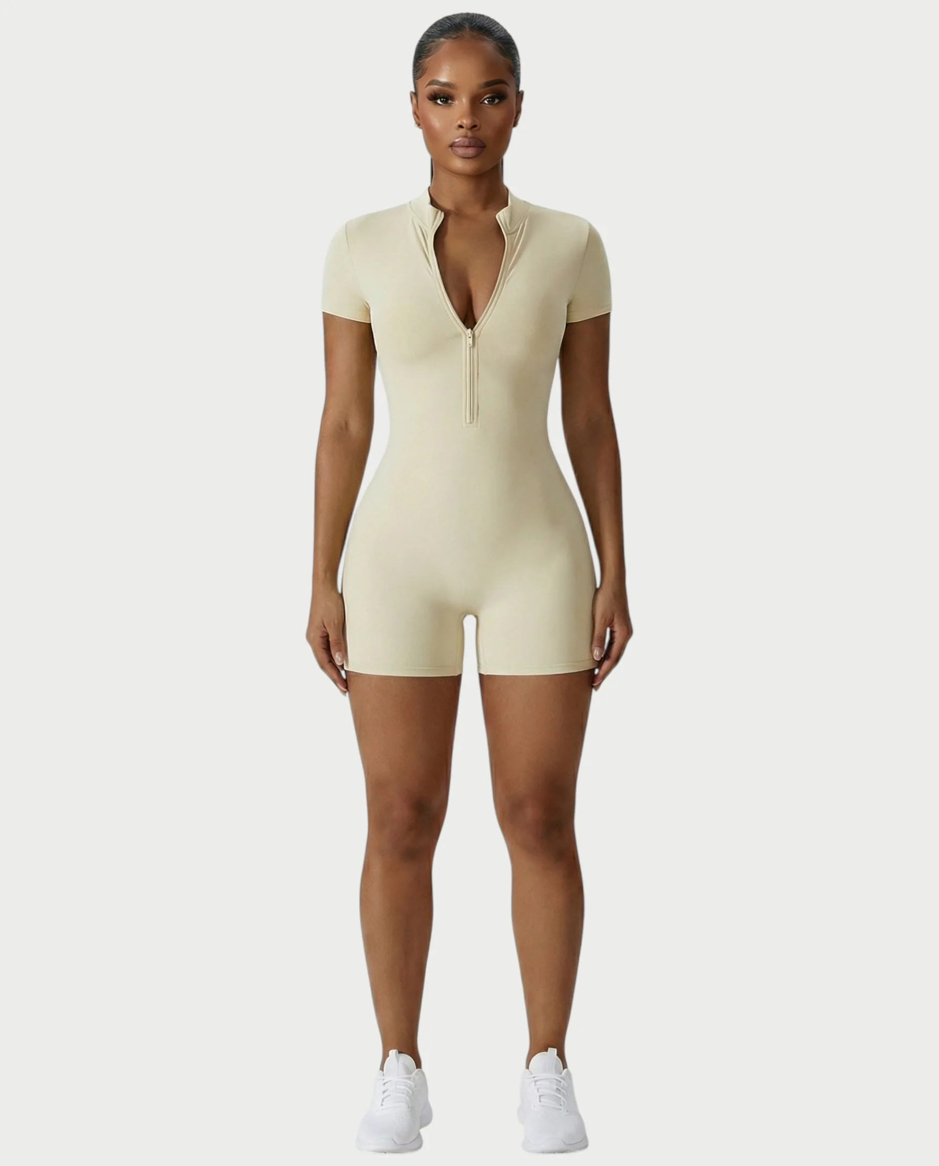 OLYRA Short Sleeve Romper - Image 16