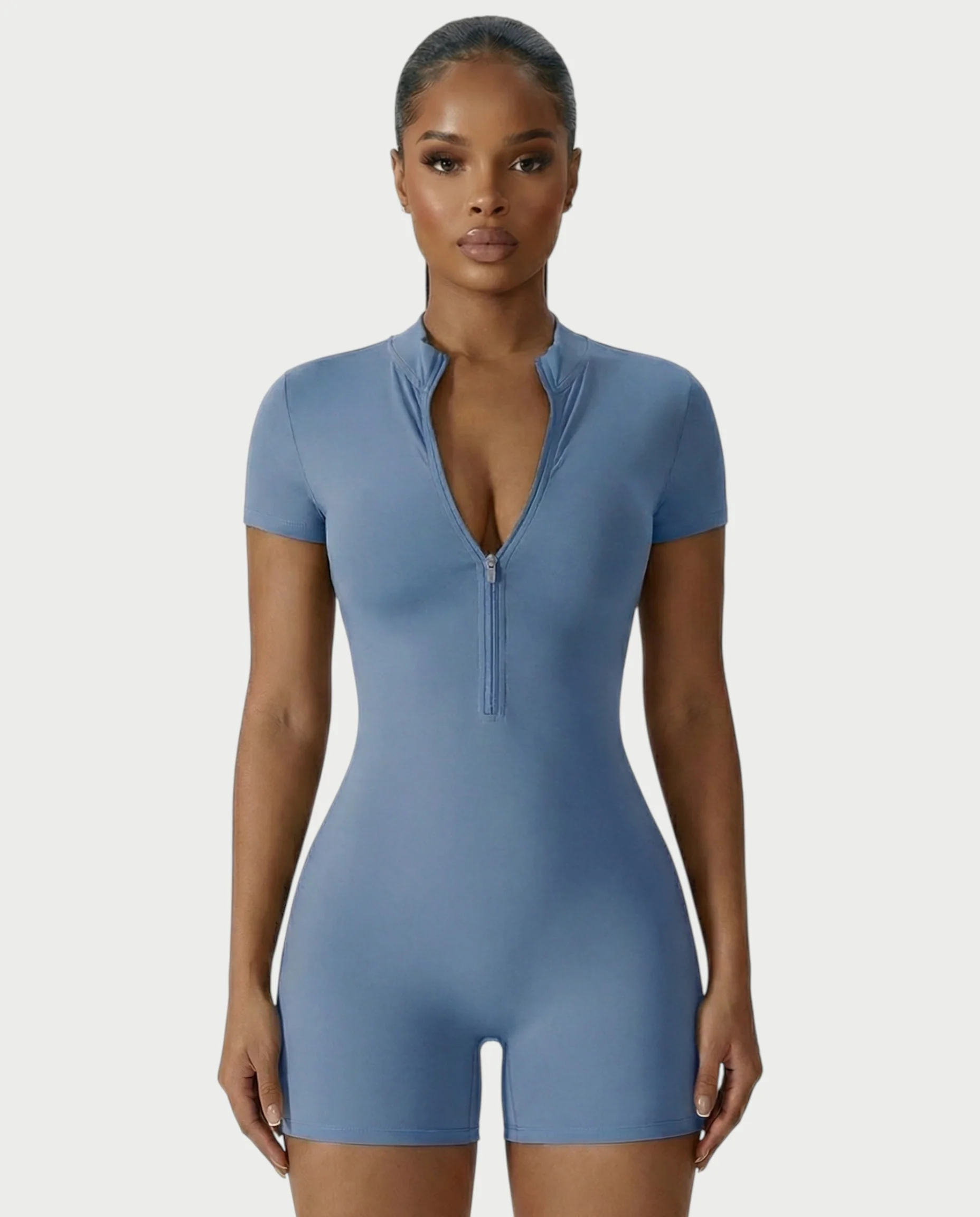 OLYRA Short Sleeve Romper - Image 24