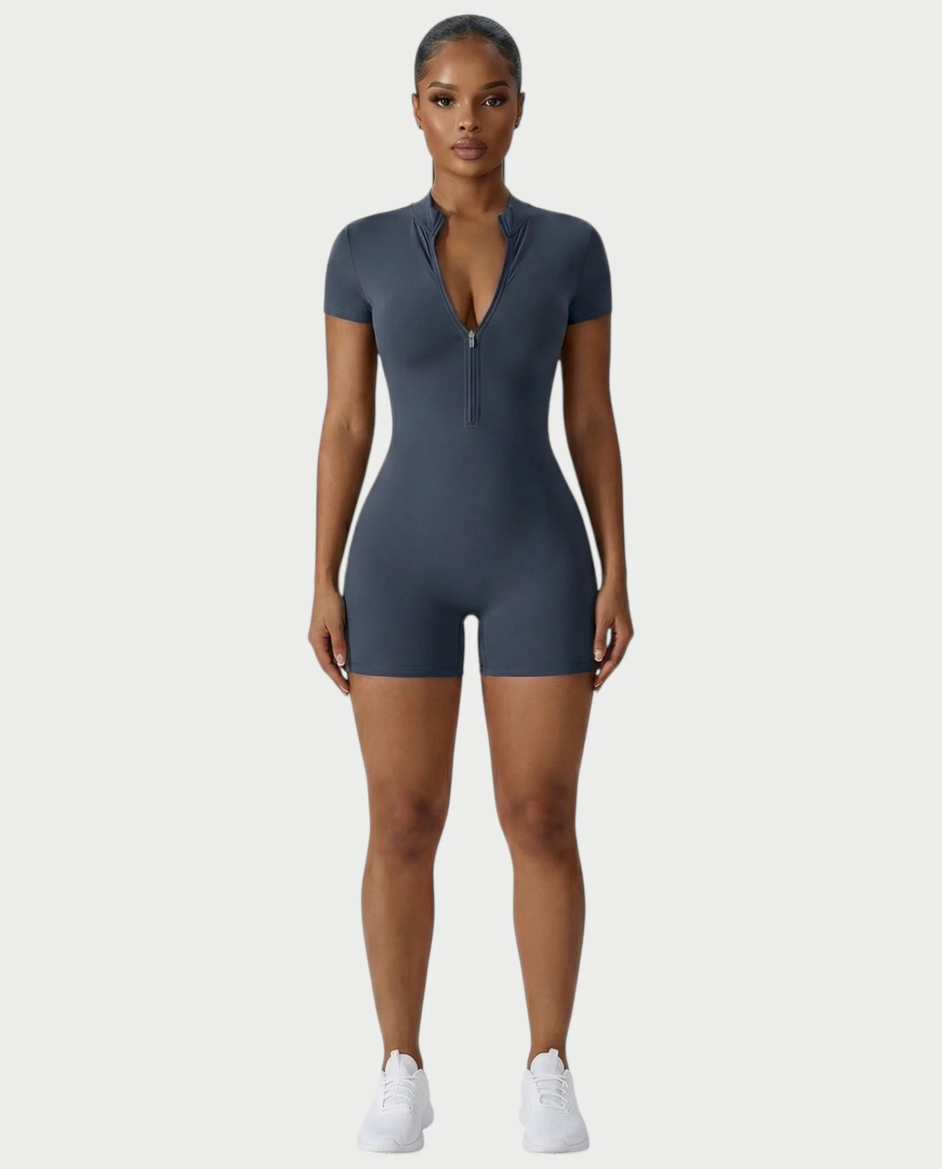 OLYRA Short Sleeve Romper - Image 26
