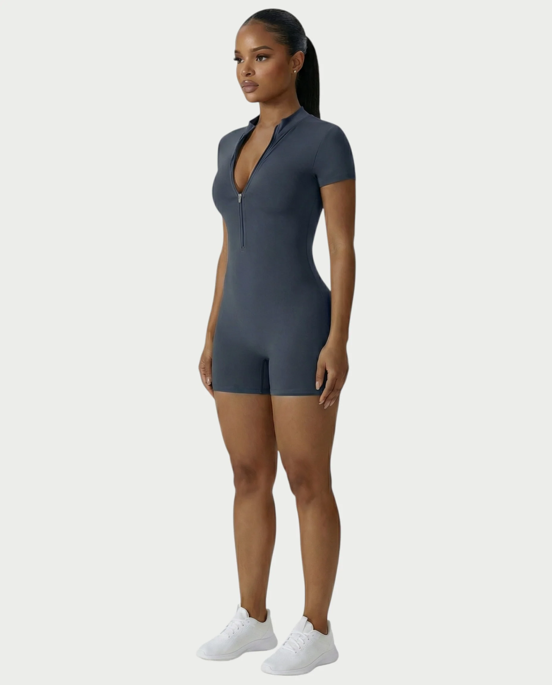 OLYRA Short Sleeve Romper - Image 28