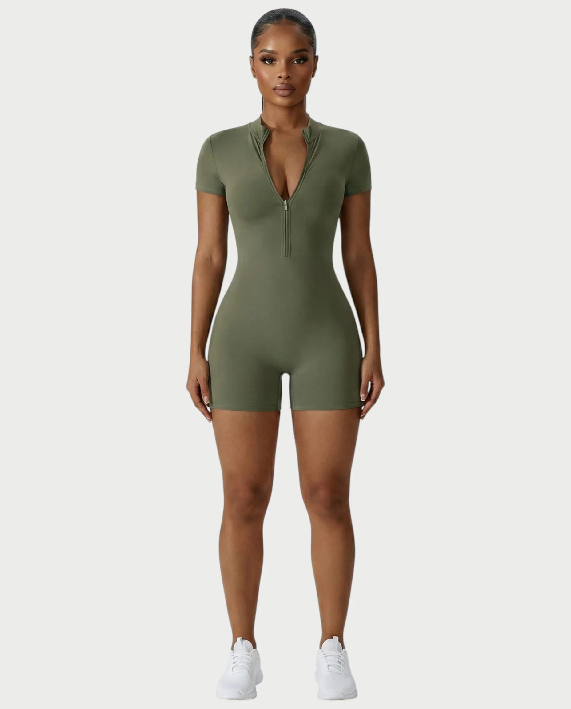 OLYRA Short Sleeve Romper - Image 31