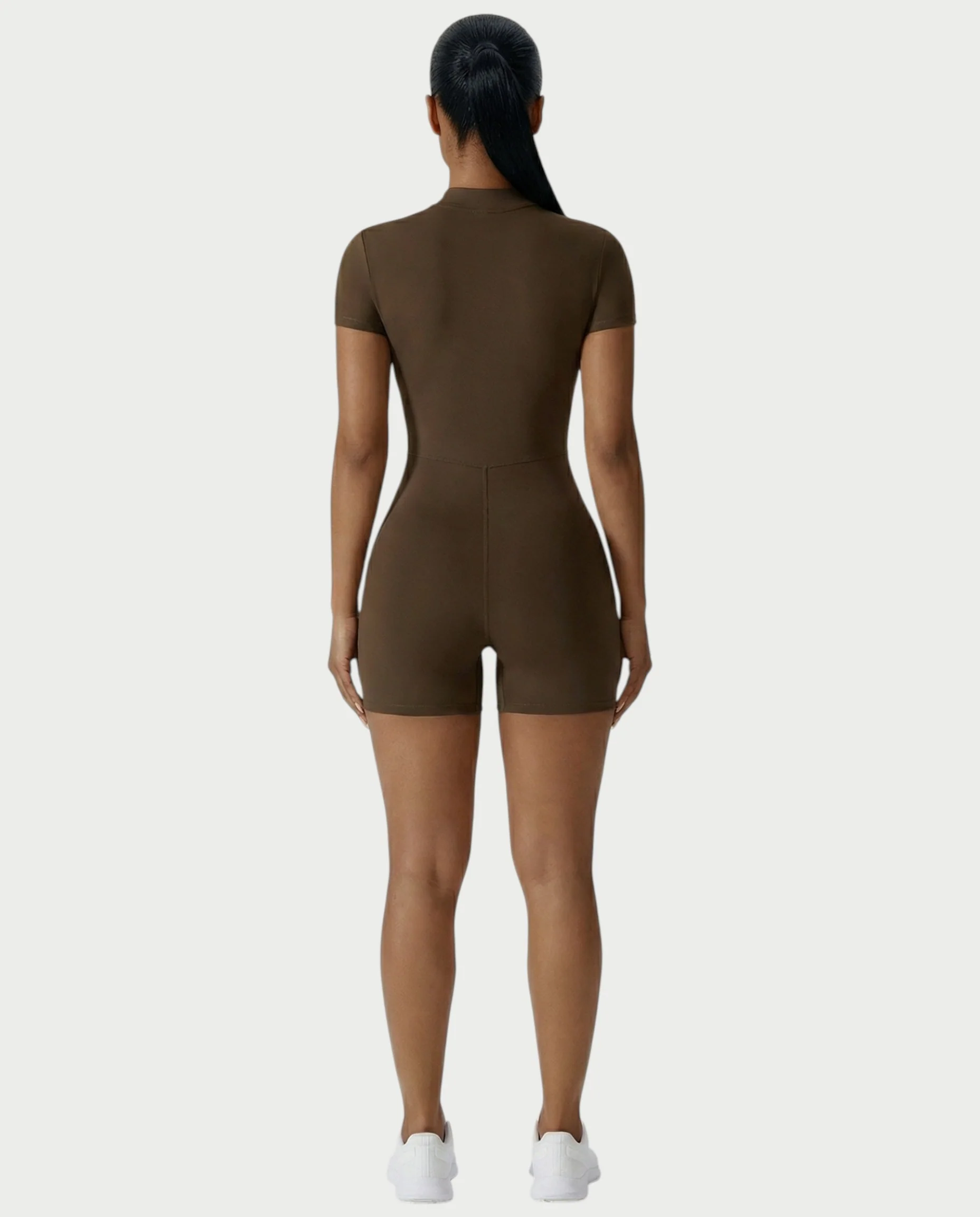 OLYRA Short Sleeve Romper - Image 7