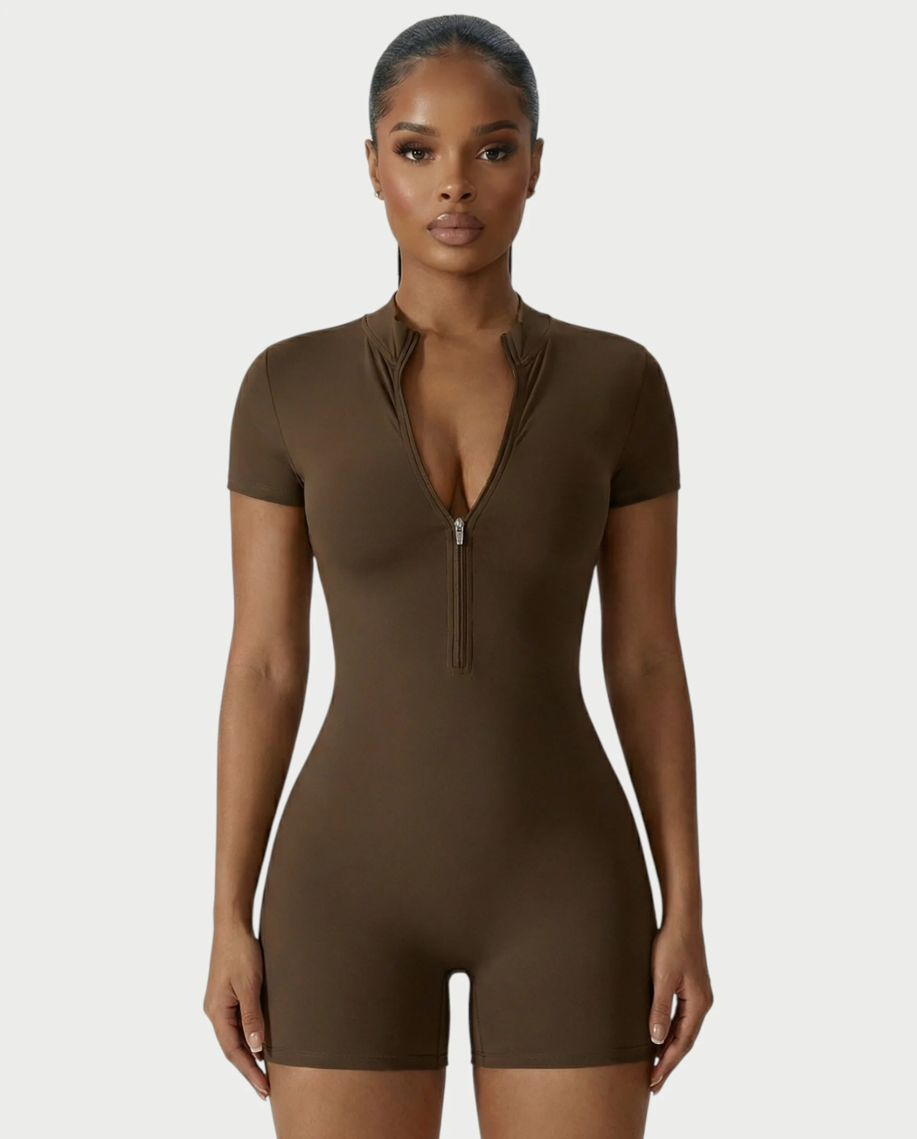 OLYRA Short Sleeve Romper - Image 9