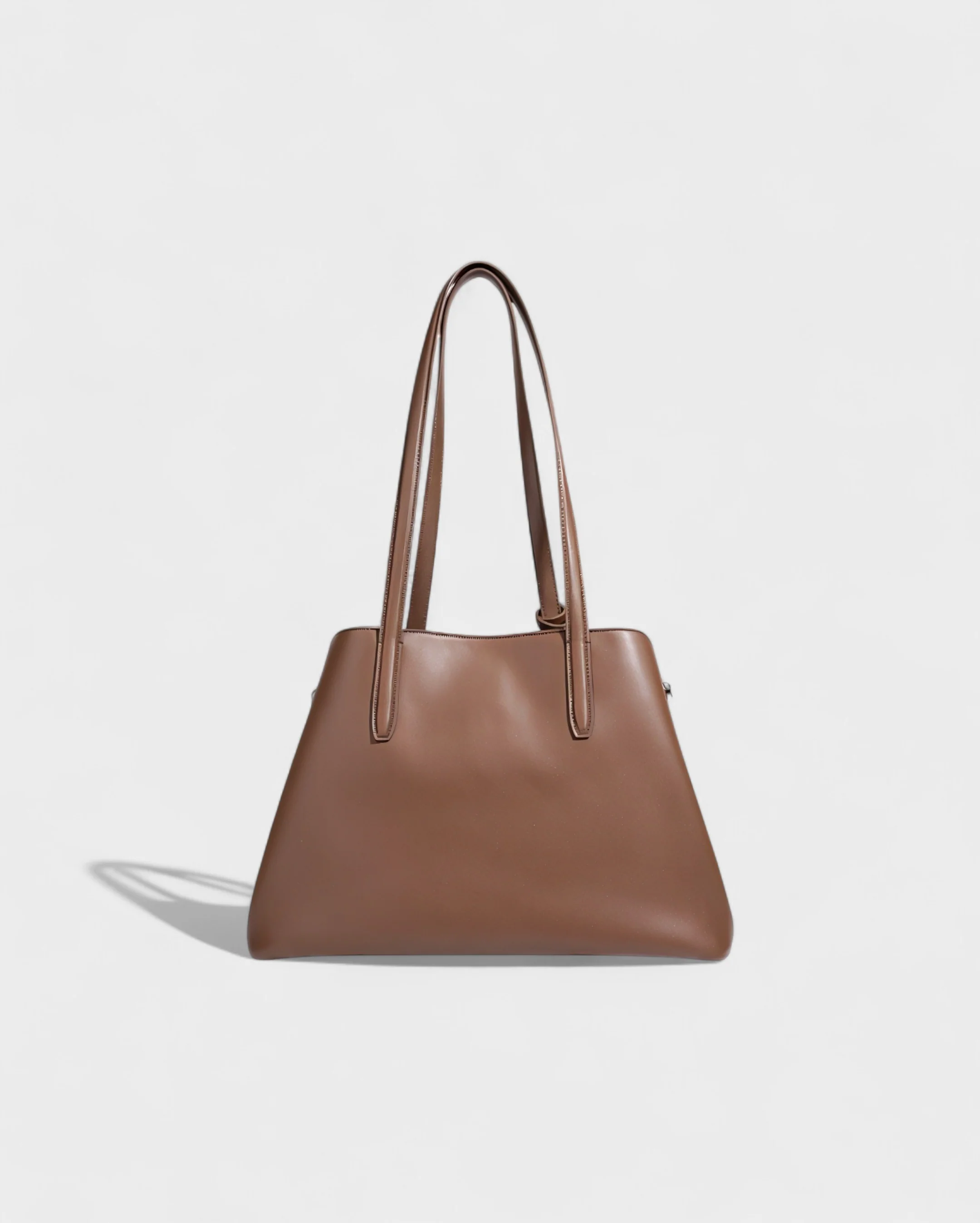 ORLINA Faux Suede Tote with Top Turn-Lock - Image 5
