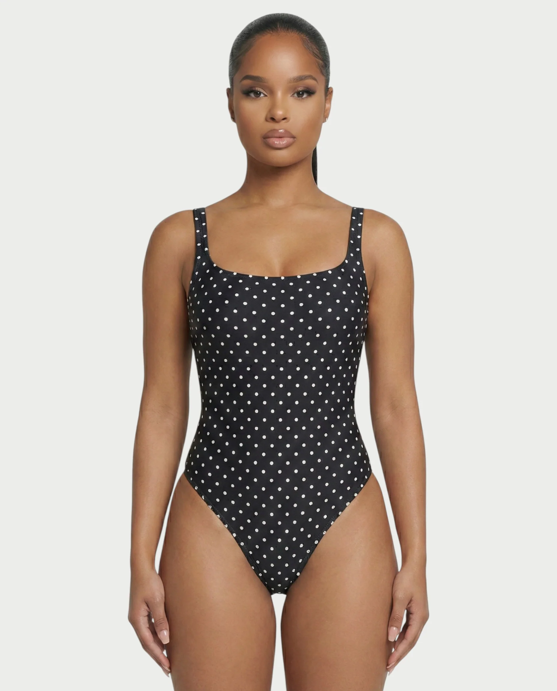 Patterned Scoop Neck Bodysuit - Image 16