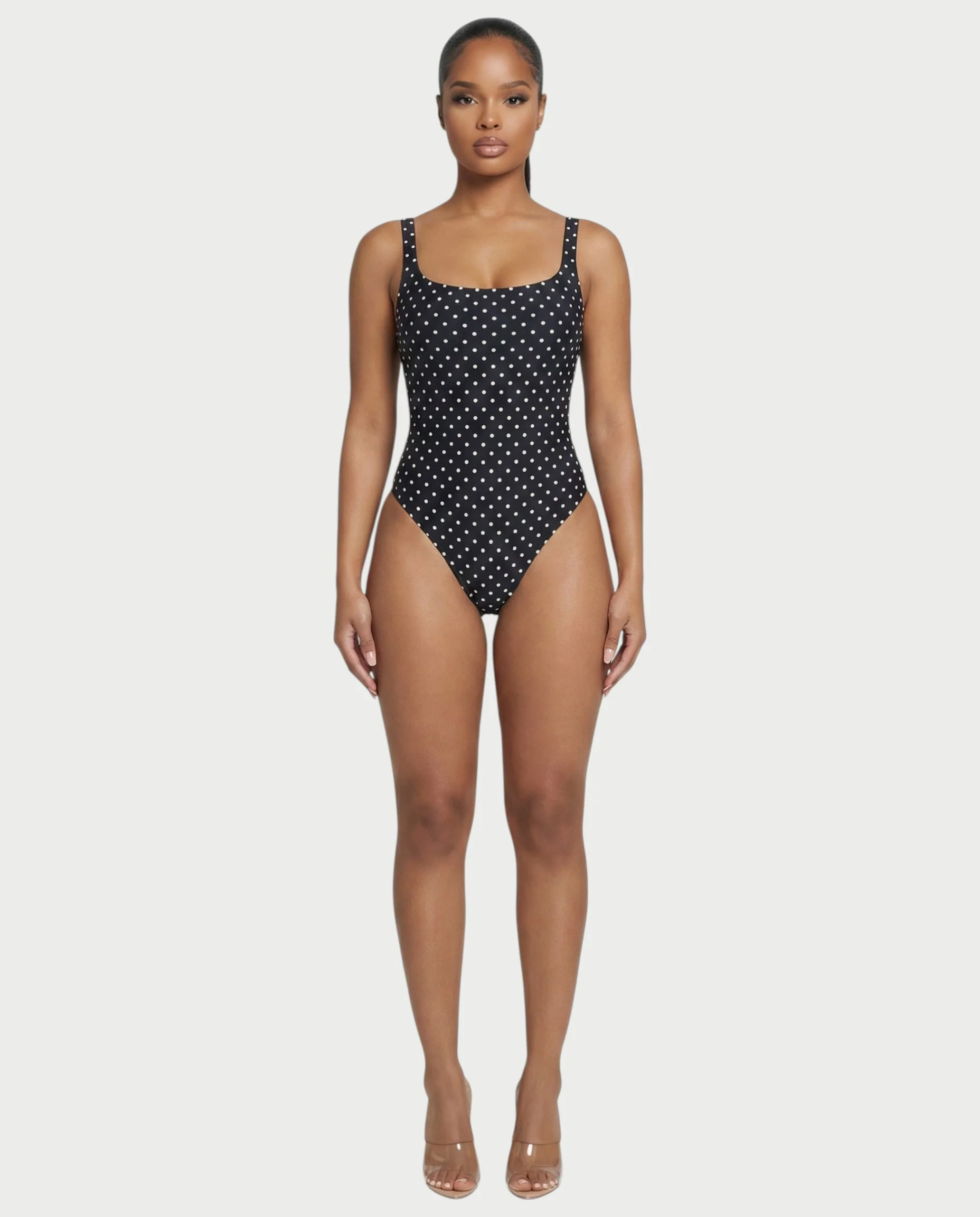 Patterned Scoop Neck Bodysuit - Image 19