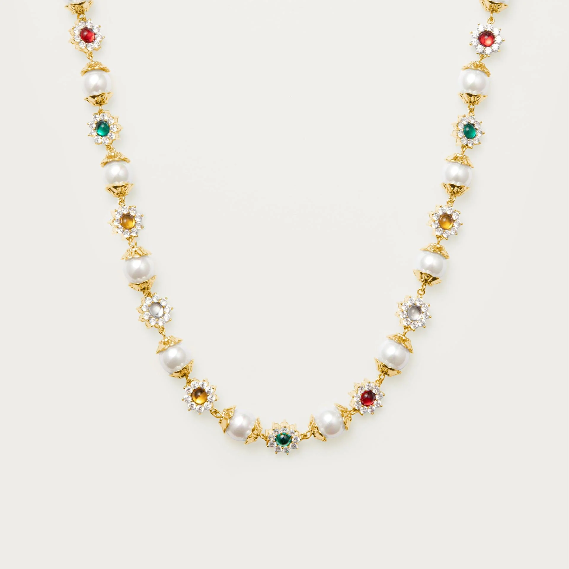 Pearl & Gemstone Necklace - Image 5