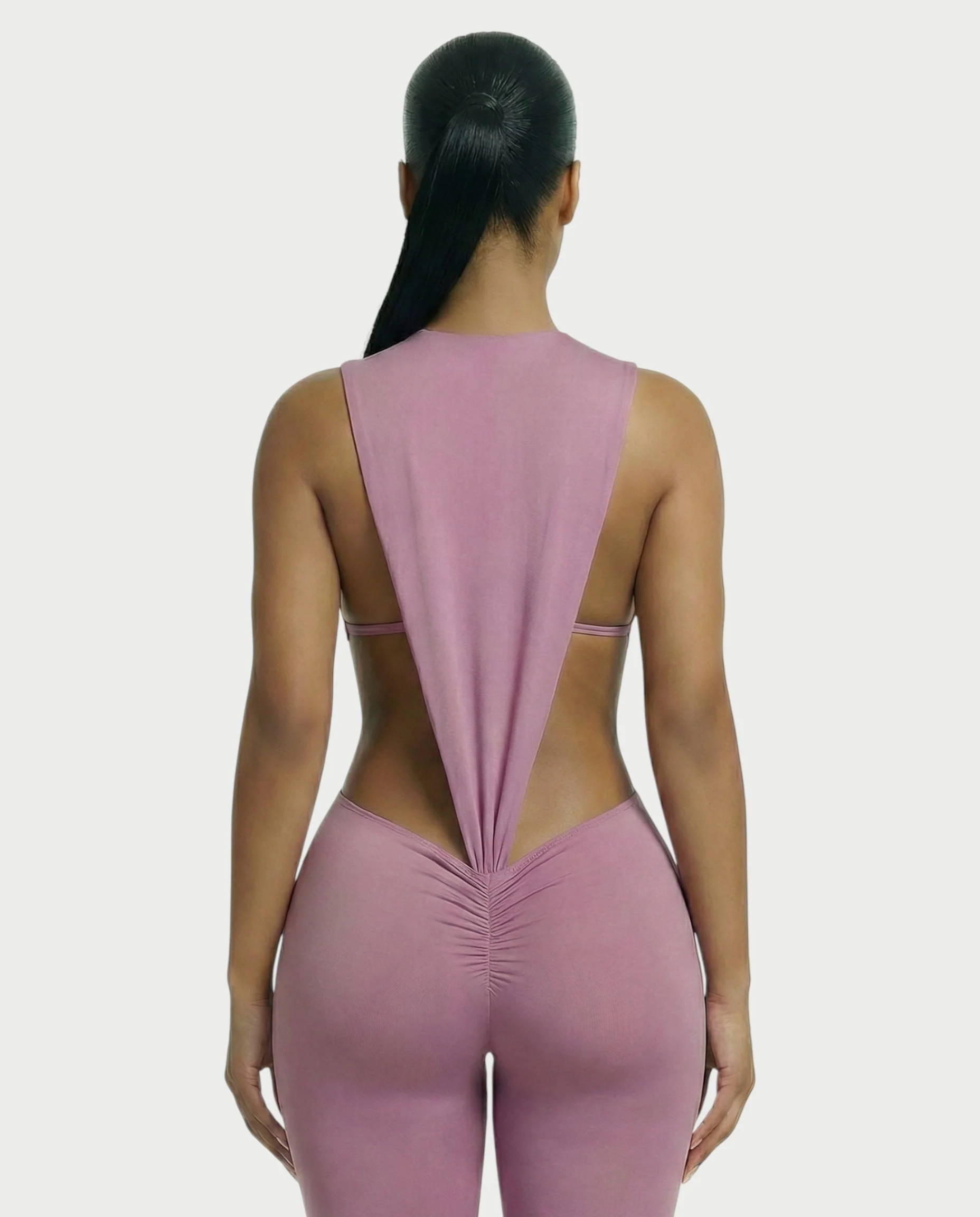 PIOLA Cutout Bodysuit & Ruched Leggings Set - Image 15